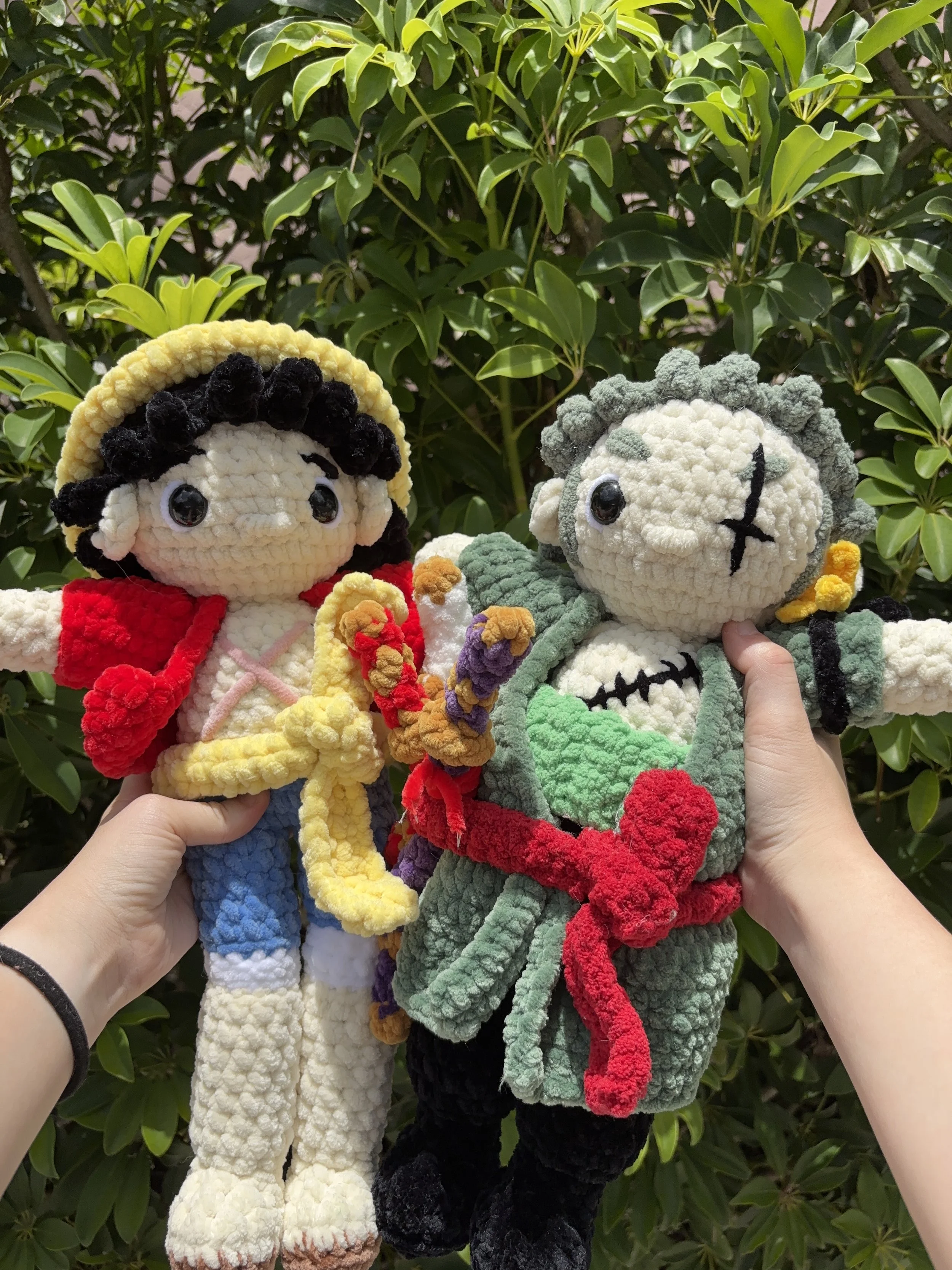 Mini Luffy and Zoro.JPG