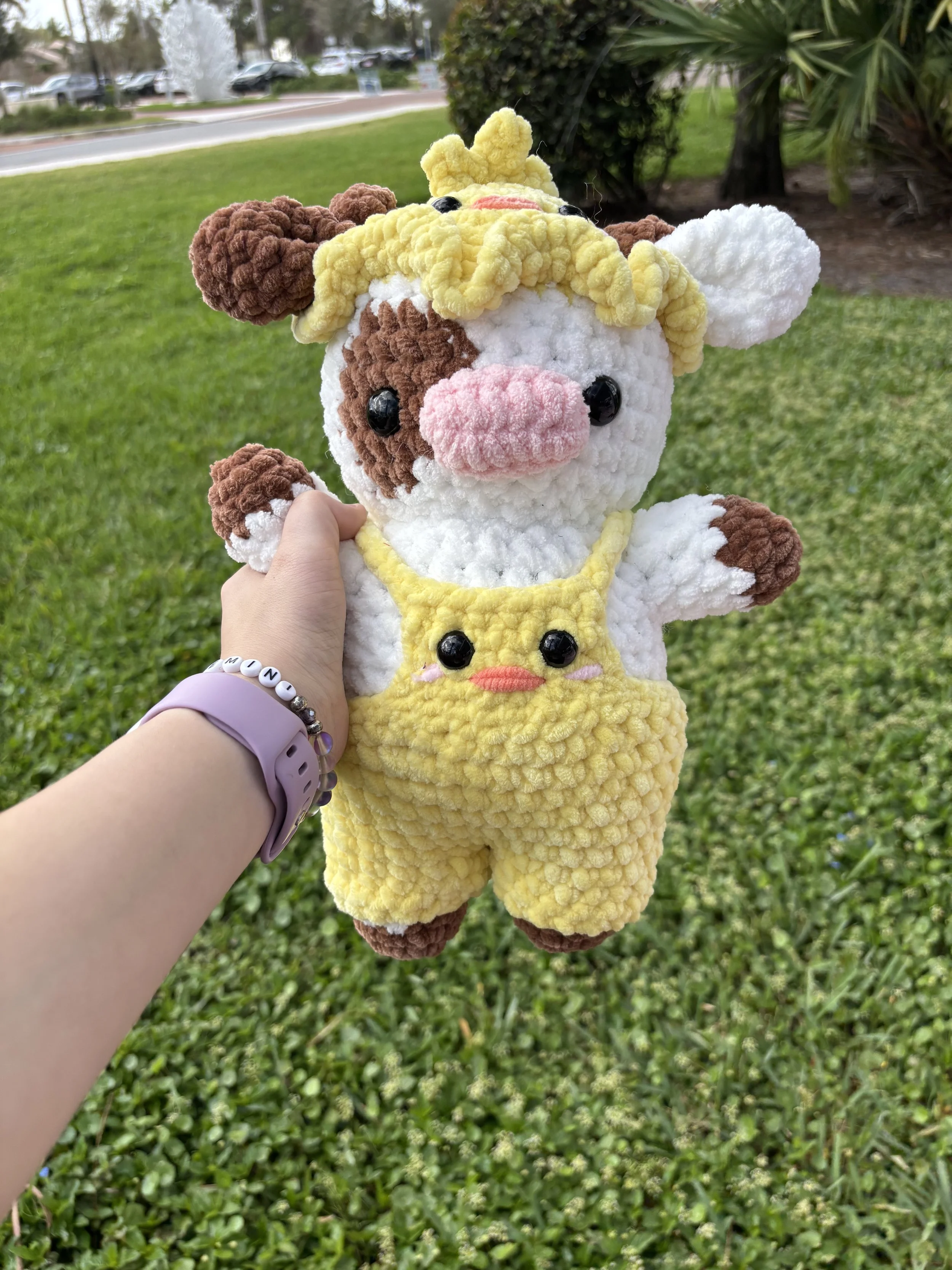 Crochet Duck Cow