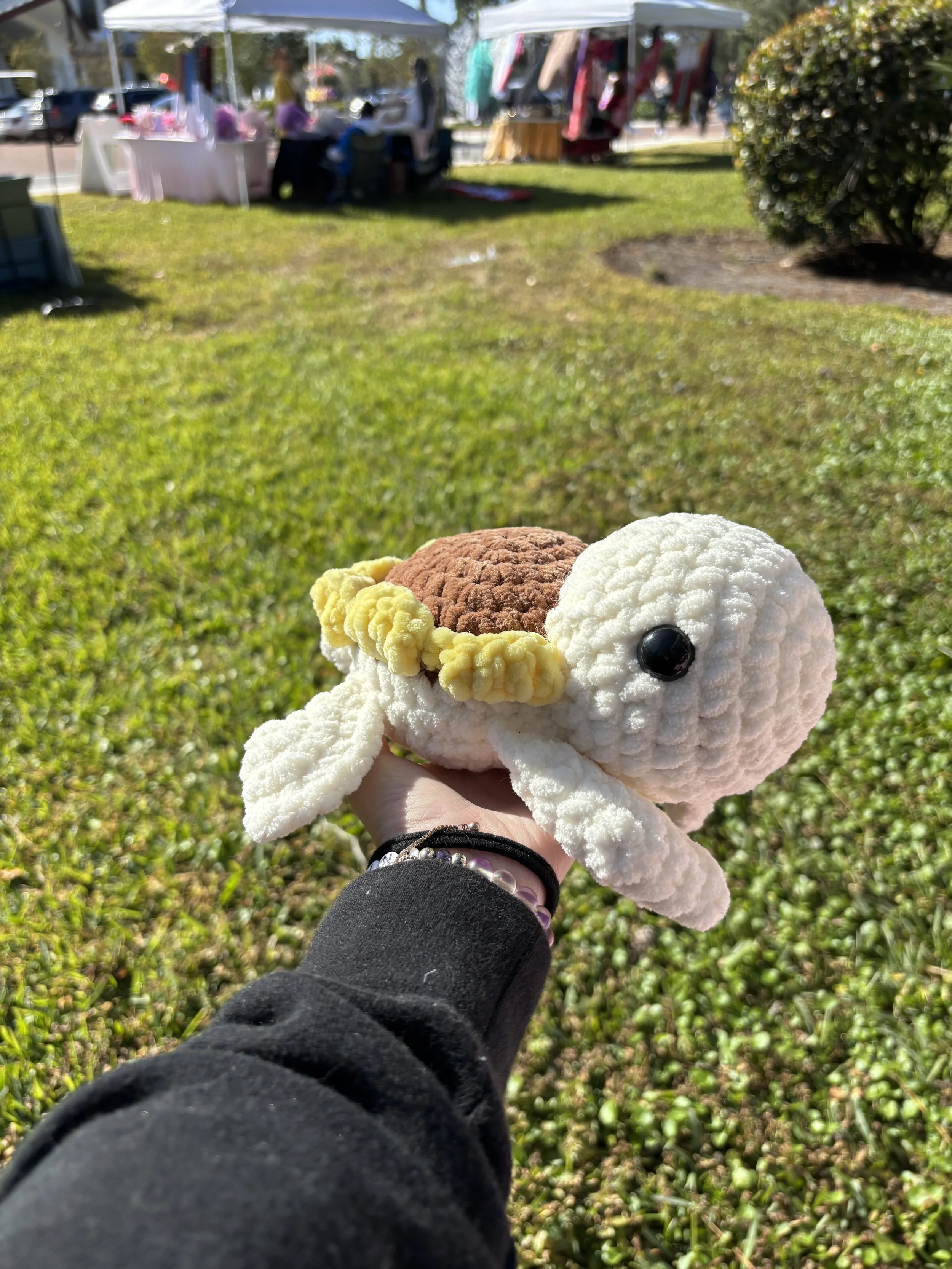 Crochet Sunflower Turtle NEW!!