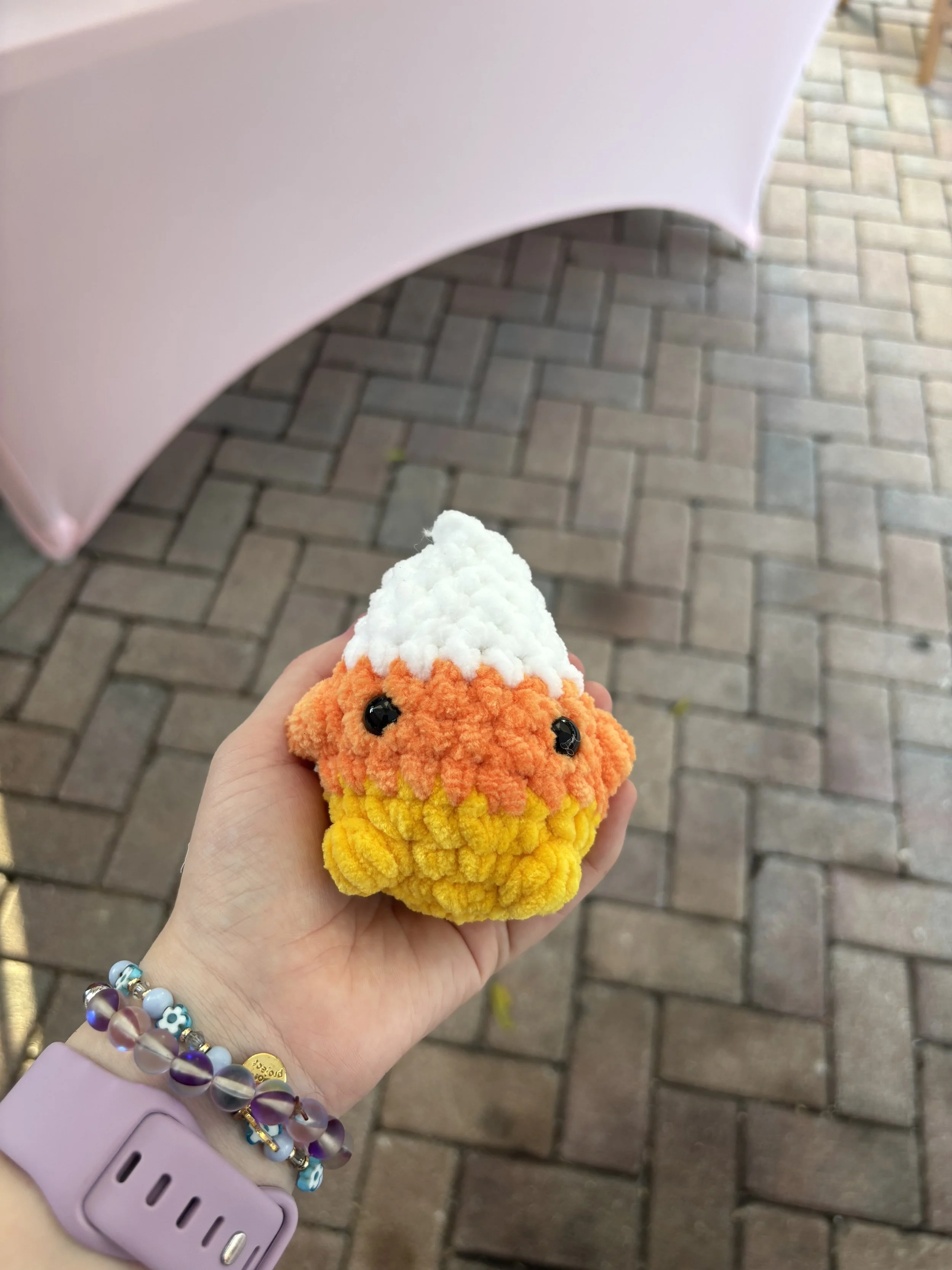 Crochet Mini Candy Corn