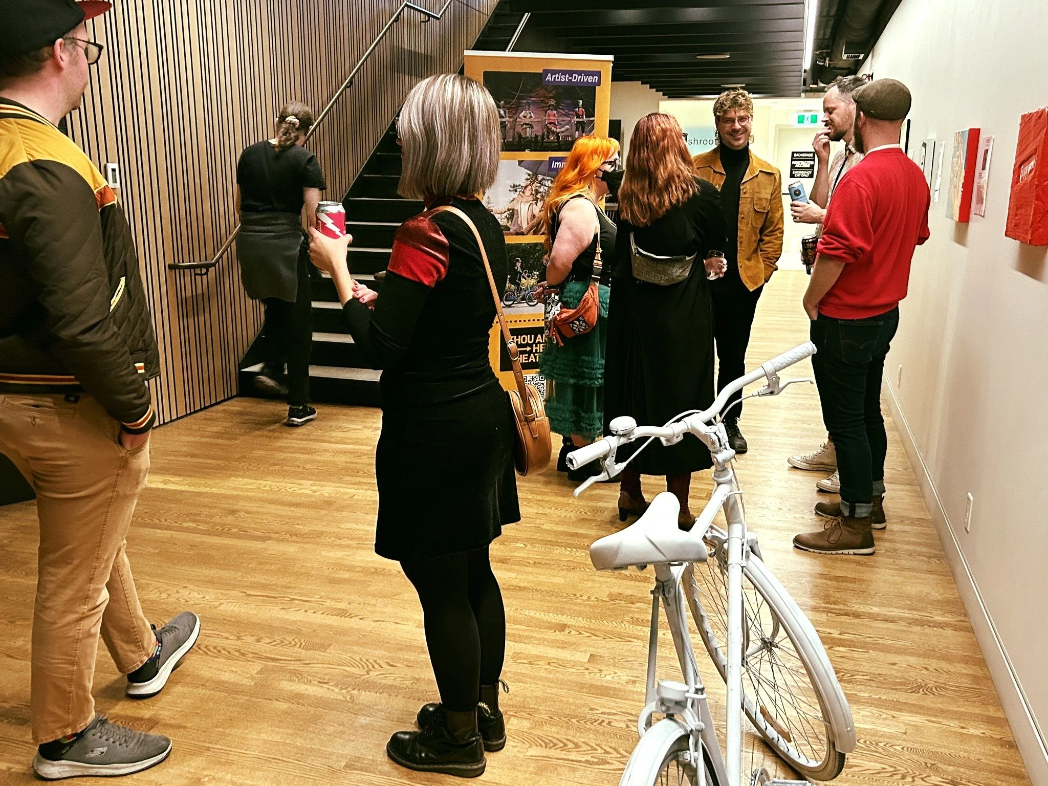 🚴&zwj;♀️ IMMERSIVE THEATRE CHAT 🚴&zwj;♀️

Join us this Wednesday, October 22 for a special IMMERSIVE THEATRE CHAT after the show! Hosted by Jake Tkaczyk @jdtkaczyk with panel guests Kijo Gatama, Christine Lesiak, Liv Bunge, Monica Gate, and Andrew 