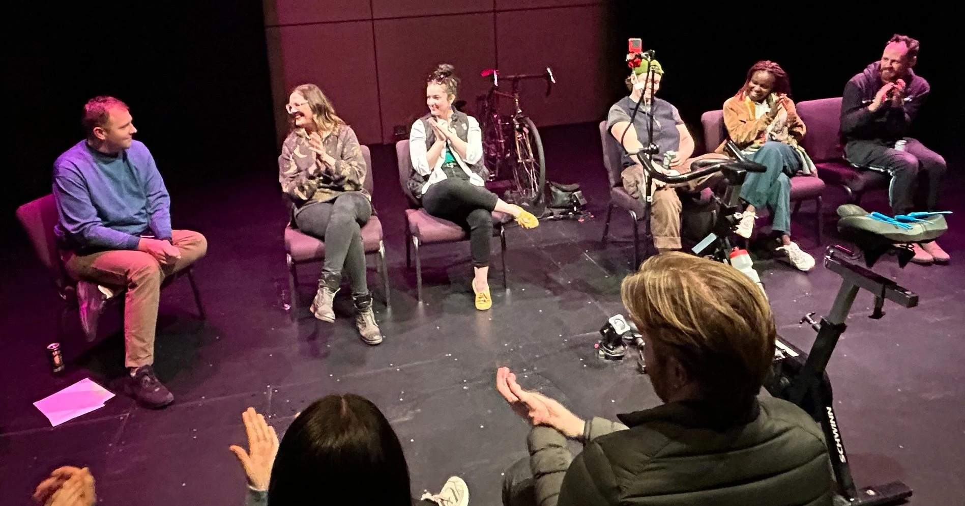 Thank you to everyone who joined us for Cycle last night, and an extra special thank you to our incredible panel of guests for our Immersive Theatre Chat after the show! ✨

It was such a joy to hear from these creative and curious minds - Kijo Gatama