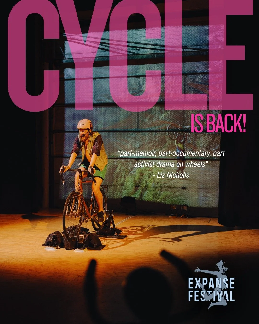 🚲✨ Cycle is riding back into Edmonton! ✨🚲 

We&rsquo;re thrilled to share that Cycle by Andrew Ritchie is returning as part of the incredible Expanse Festival @azimuth_theatre. This Festival is a movement arts celebration that uplifts and showcases