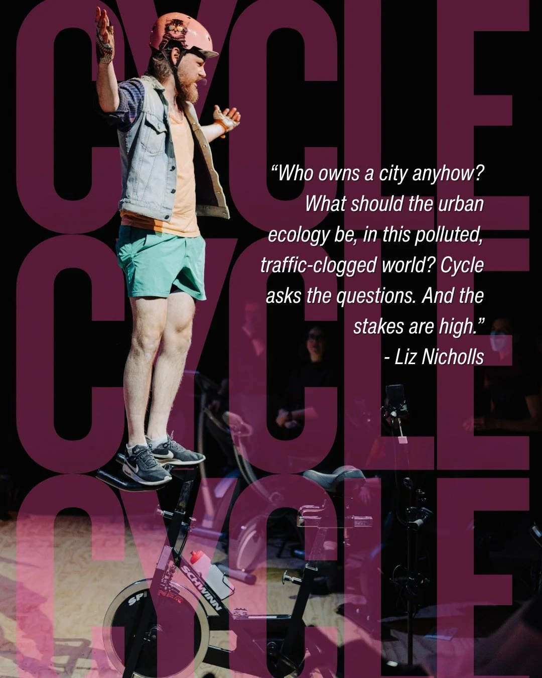 &ldquo;Who owns a city anyhow? What should the urban ecology be, in this polluted, traffic-clogged world? Cycle asks the questions. And the stakes are high.&rdquo; &mdash; Liz Nicholls @lizonstage 

🚲 Cycle by Andrew Ritchie returns to Edmonton as p