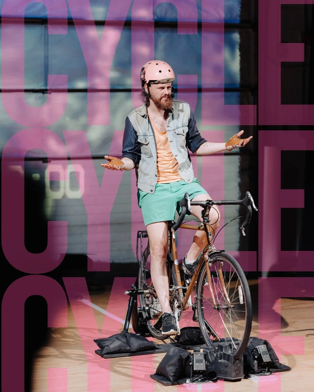 ⭐ What is Cycle? ⭐

Cycle is a one-person theatre show by Andrew Ritchie about bikes, cities, and the people who move through them. Cycle is playing at The Expanse Festival @azimuth_theatre March 24 - 28.

Using storytelling, humour, and physical the