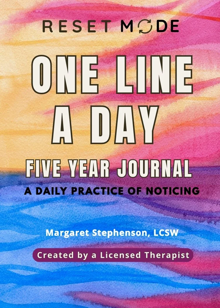 Reset Mode: Five Year One Line a Day Journal