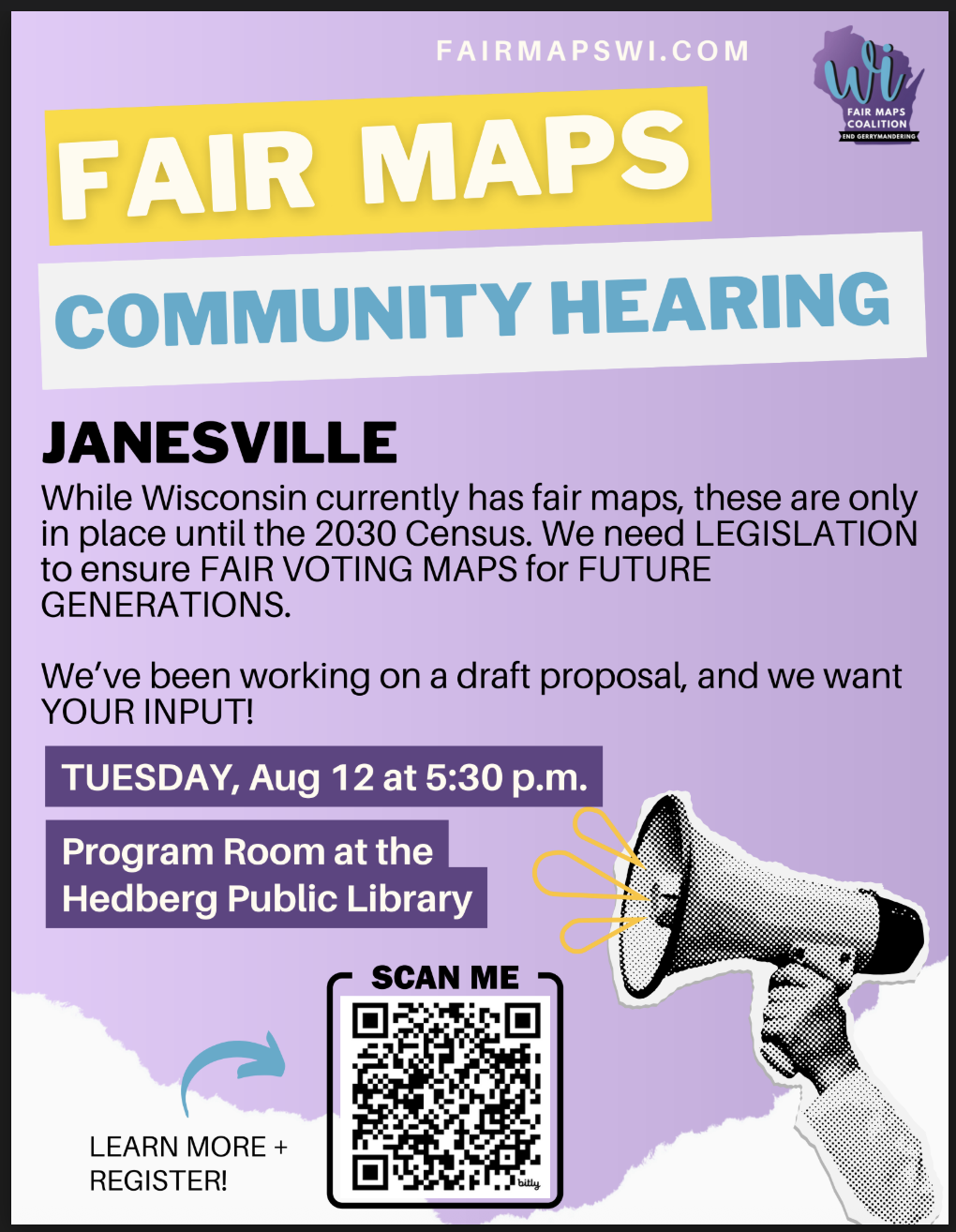 Fair Maps Community Hearing
