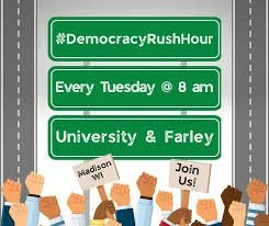 DEMOCRACY RUSH HOUR (weekly)