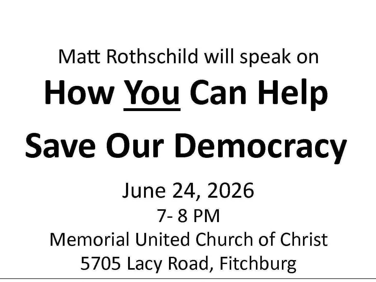 What you can do to help save our democracy
