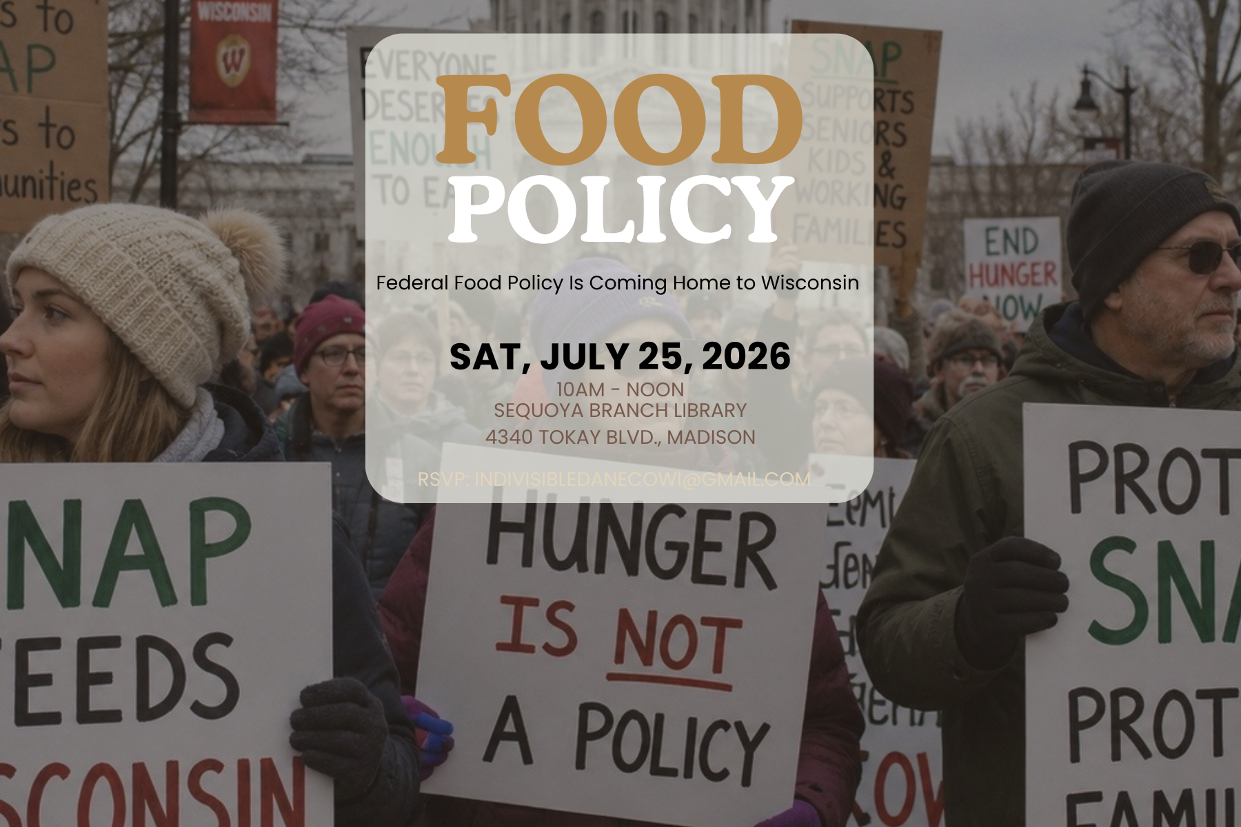 Food (In)Security in Wisconsin: What Federal Changes Mean for SNAP/FoodShare