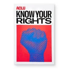 ACLU logo with raised fist