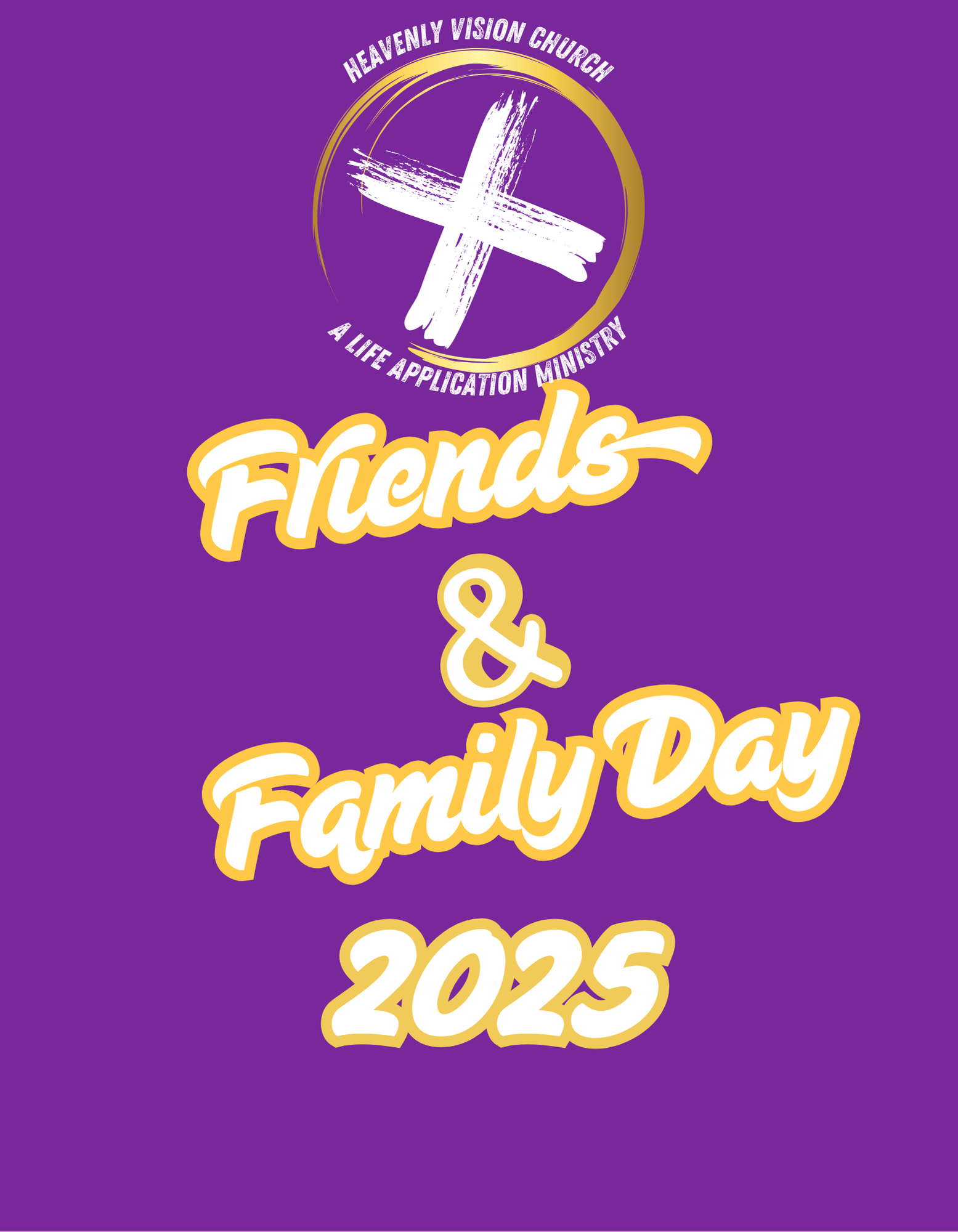 HVCLA Family & Friends Day 2026 T-Shirt - Purple