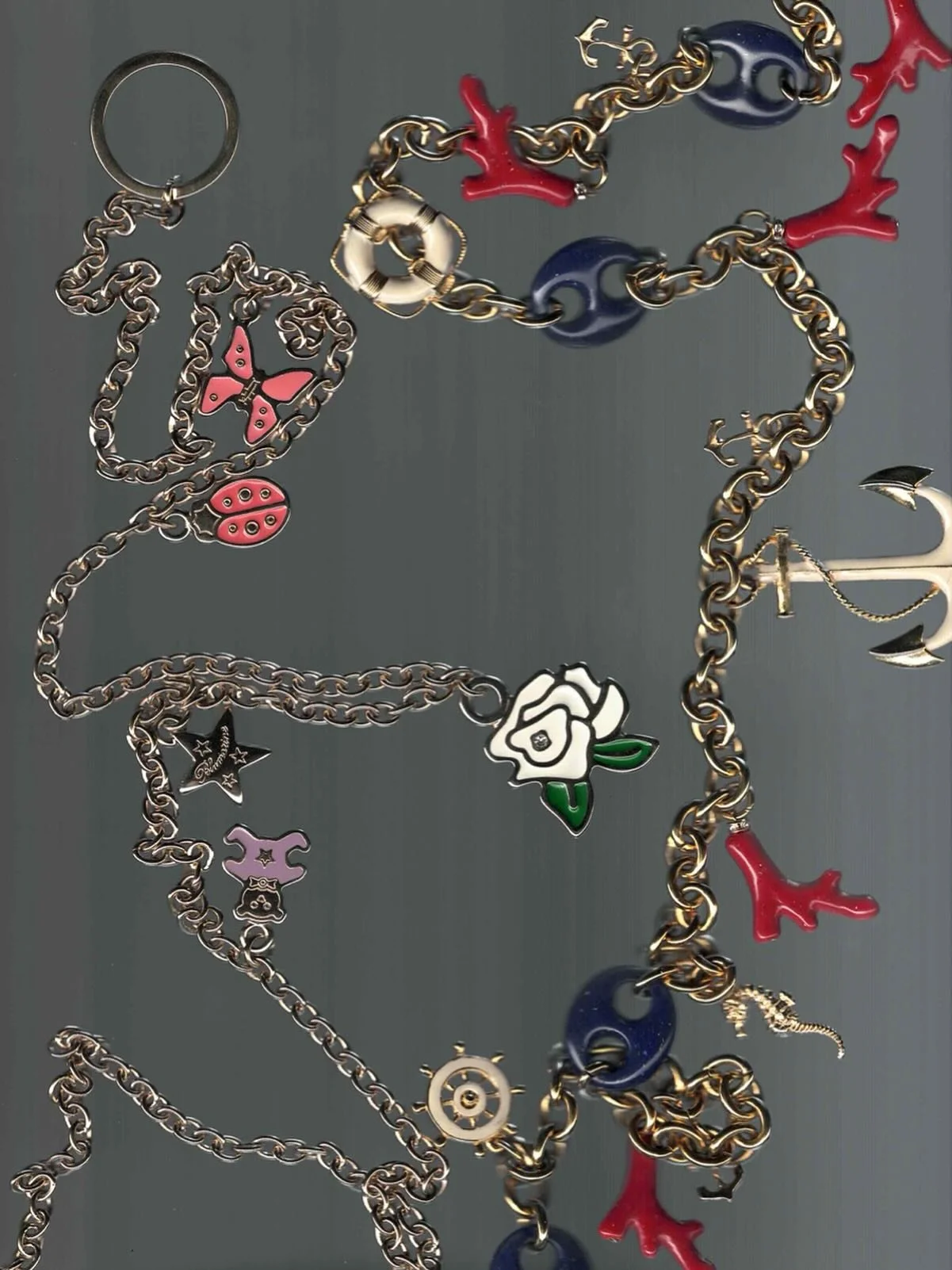 Chain belts online @blumarine @moschino
