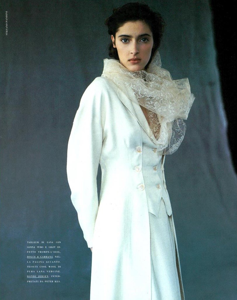 Lana futura, march 1989 @vogueitalia