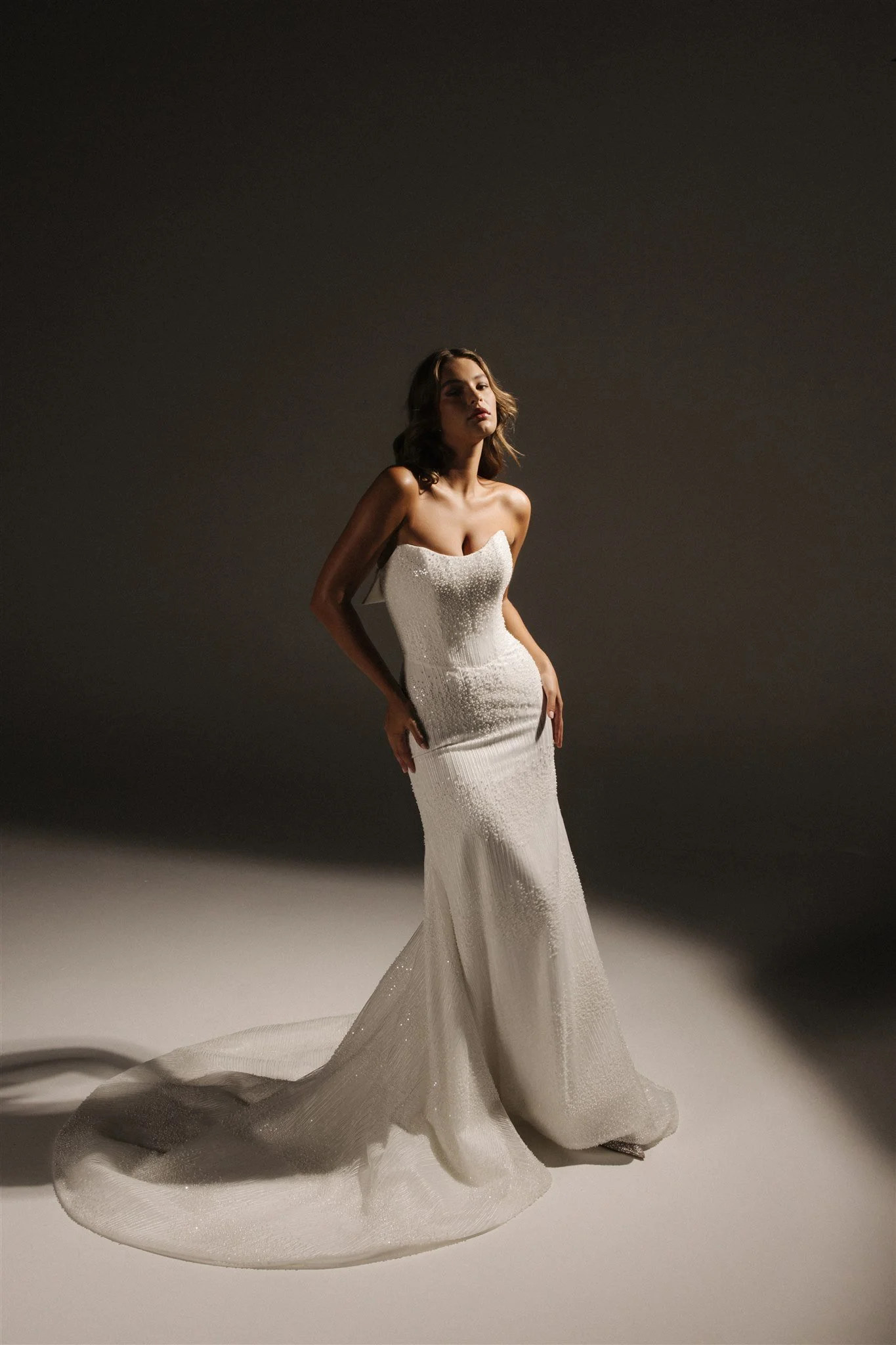 Hera Couture Hans Bridal Gown for modern brides in Texas