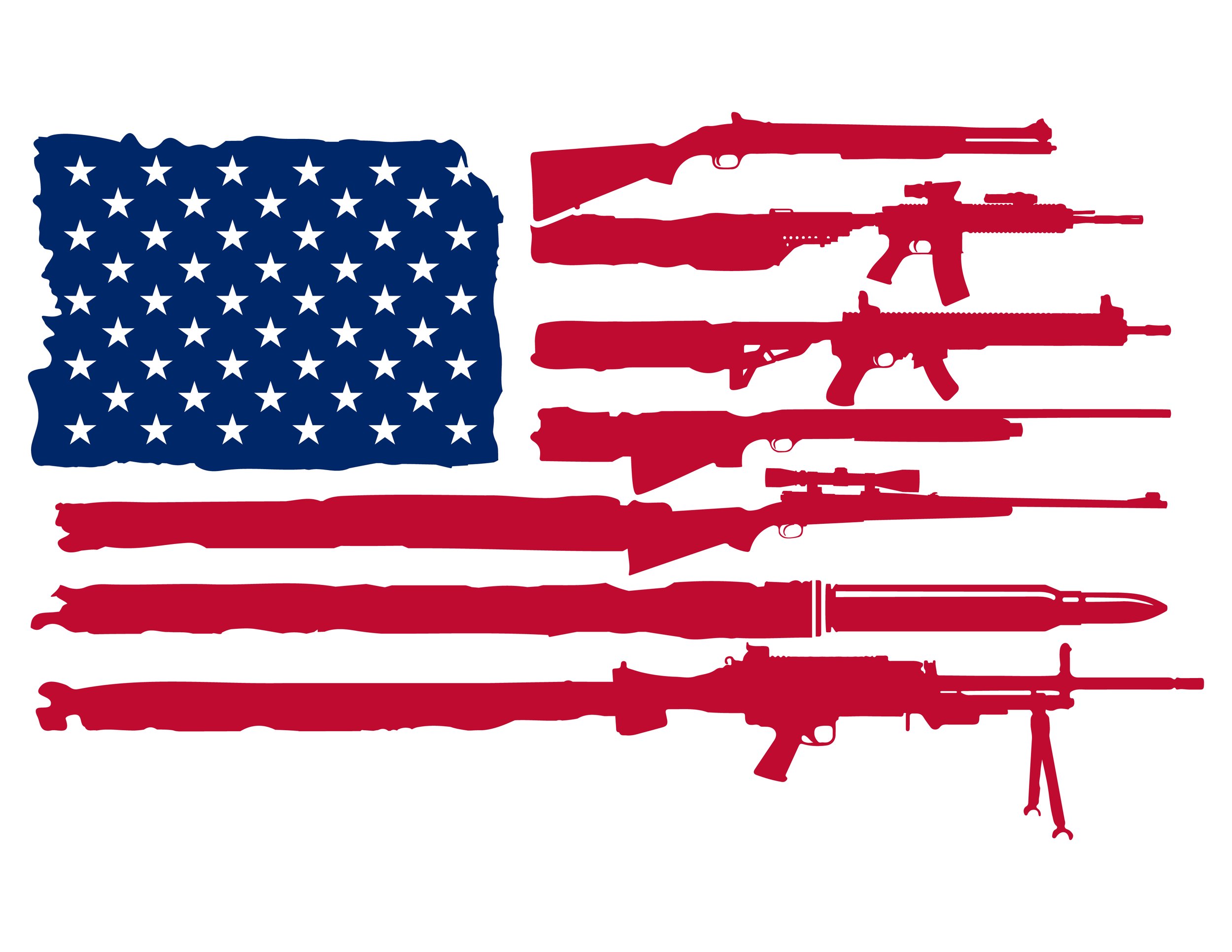 American Flag Made with Guns 01 with 2 layers.jpg