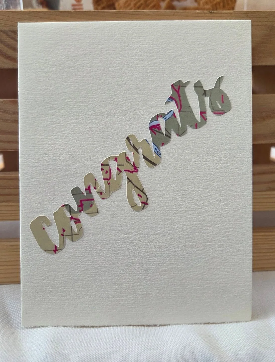 I finally found a use for all those old calendars I have been keeping for years - cutting out words for greeting cards and postcards! 

#upcycledpaper #handmade #greetingcards #madeinyyc #madeincalgary