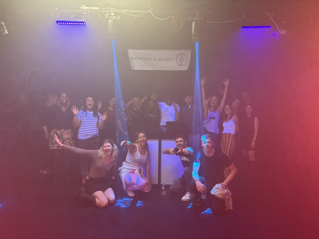 The group in the front drove over 100 miles to attend!