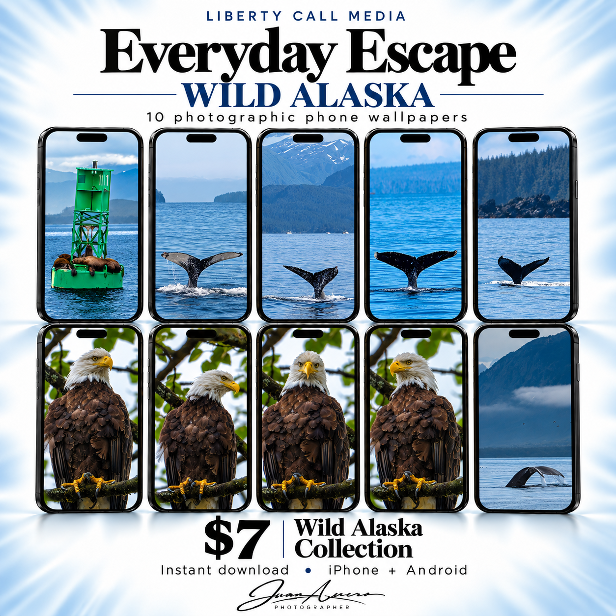 Everyday Escape: Wild Alaska Phone Wallpaper Collection