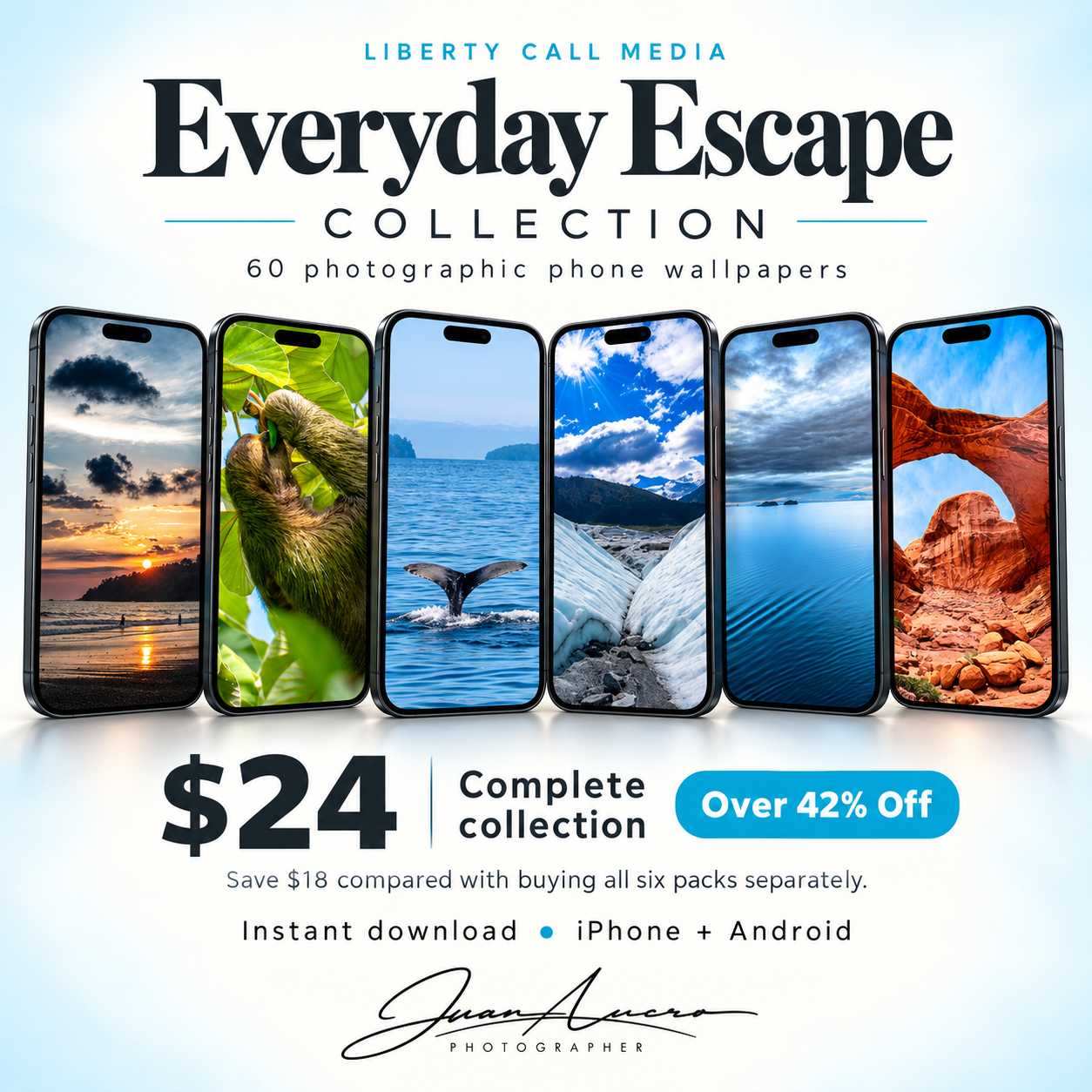 Everyday Escape: Complete 60 Phone Wallpaper Collection