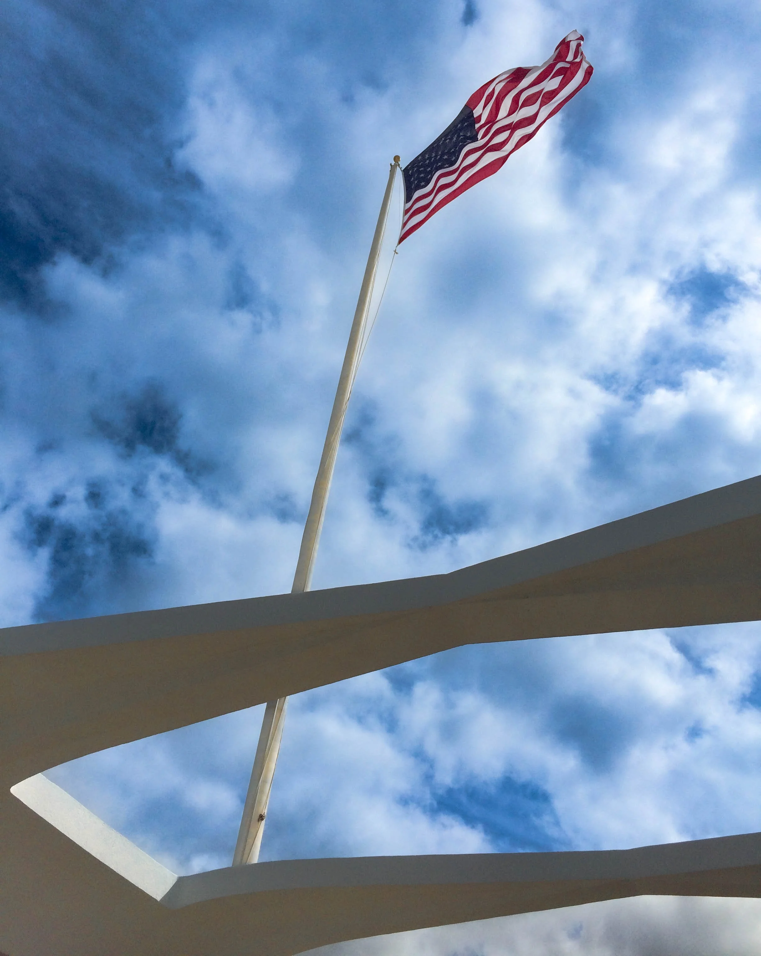 Flag on USS Arizona.jpg