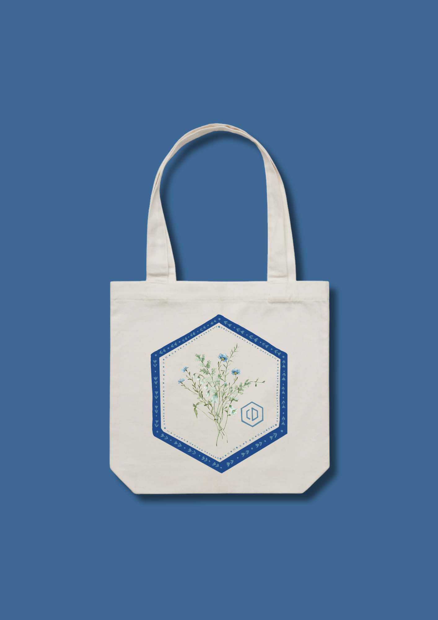 Flor Tote Bag Bone