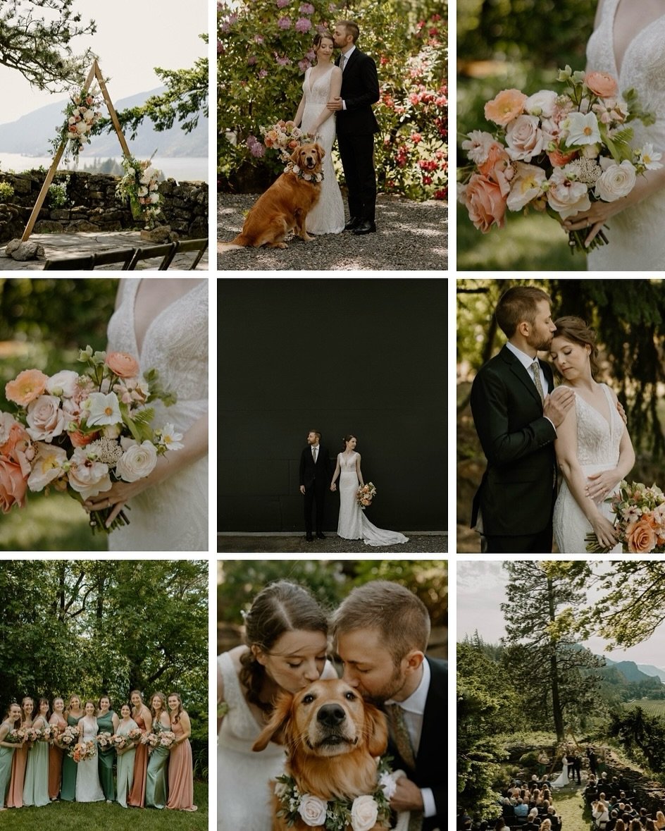 Griffin House Wedding ✨ Hood River, Oregon
Perched on a cliff above the Columbia  River, the Griffin House is pretty much an unbeatable backdrop for a ONW wedding 😍 Last weekend I got to capture Maddie + Mark&rsquo;s wedding at this gorgeous venue a