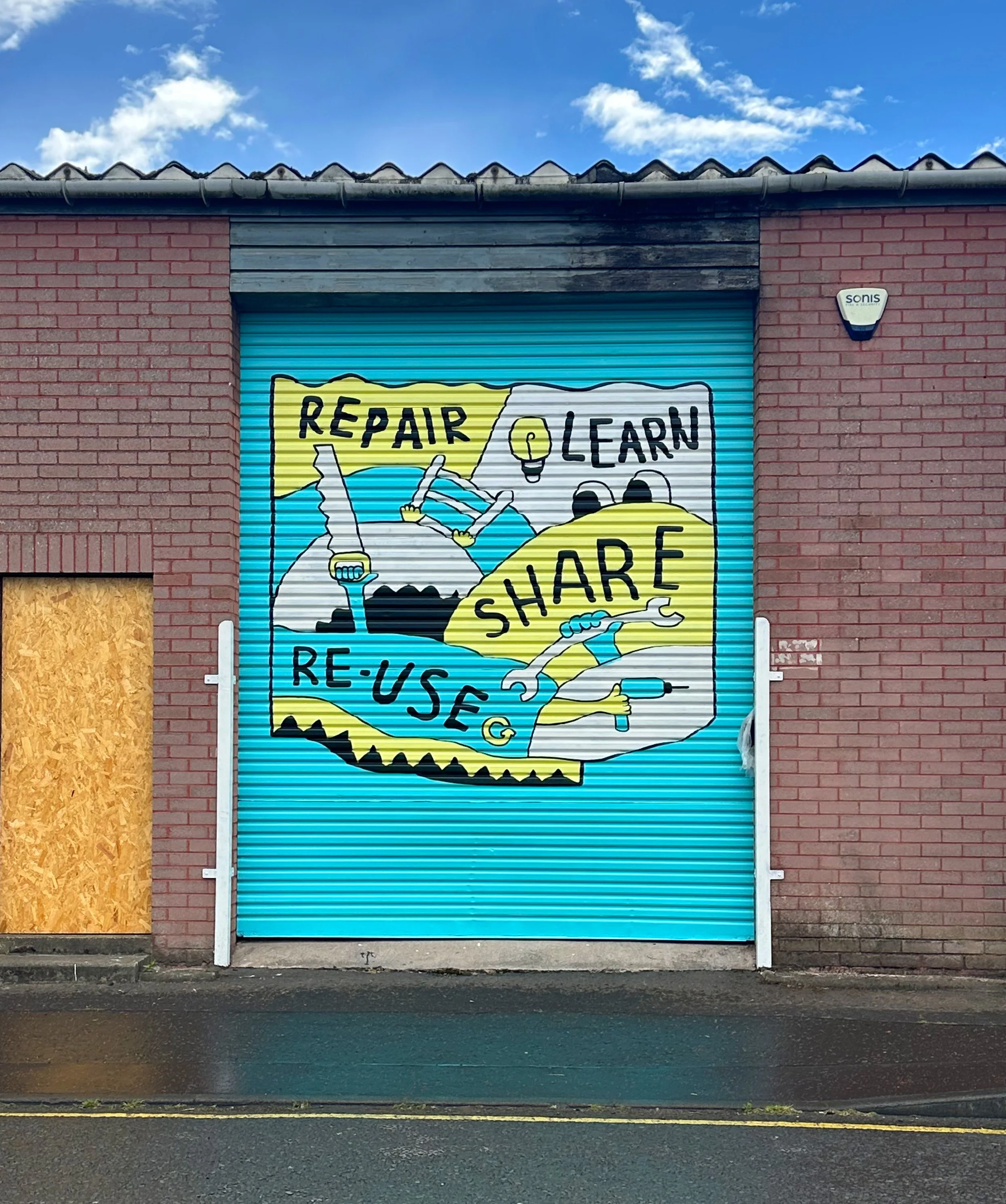 Mural for Edinburgh Tool Library