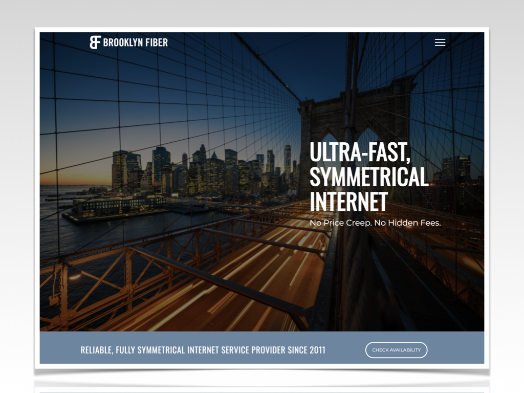 Brooklyn Fiber website