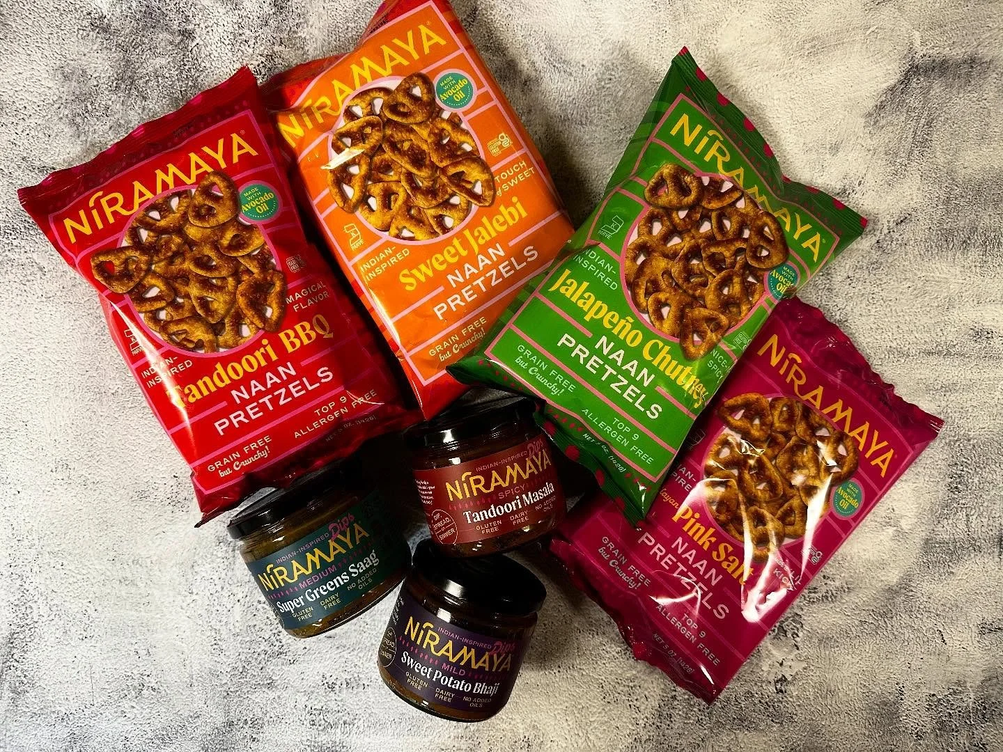 ✨ N E W ✨ naan pretzels &amp; dips from @niramayafoods!!! 🥨 🥨 🥨
:
:
#gunnison #colorado #shopmainstreet #shoplocal #gunnisonvitamin #gunnisonhealthfood #localfoodgunison #gunnisonvalley #familyrunbusiness #womanownedbusiness