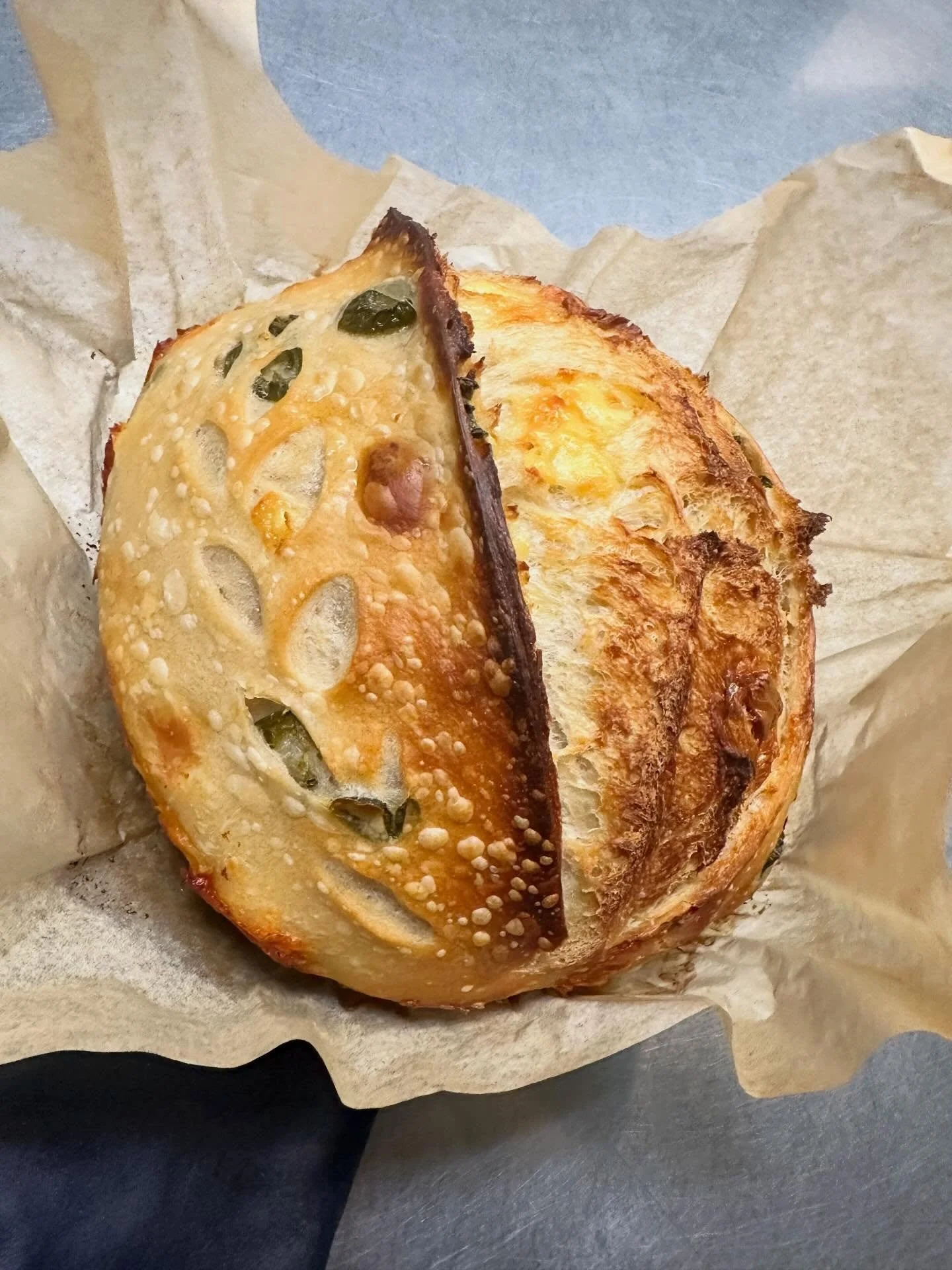 🐰🐰🐰 It&rsquo;s Sourdough Monday @gunnisonvitamin!!! In addition to our Simply Sourdough, Croissant Loaf &amp; Jalape&ntilde;o Cheddar Loaf, we have some adorable bunny shaped loaves for Easter! We also have Everything Bagels &amp; Focaccia as well