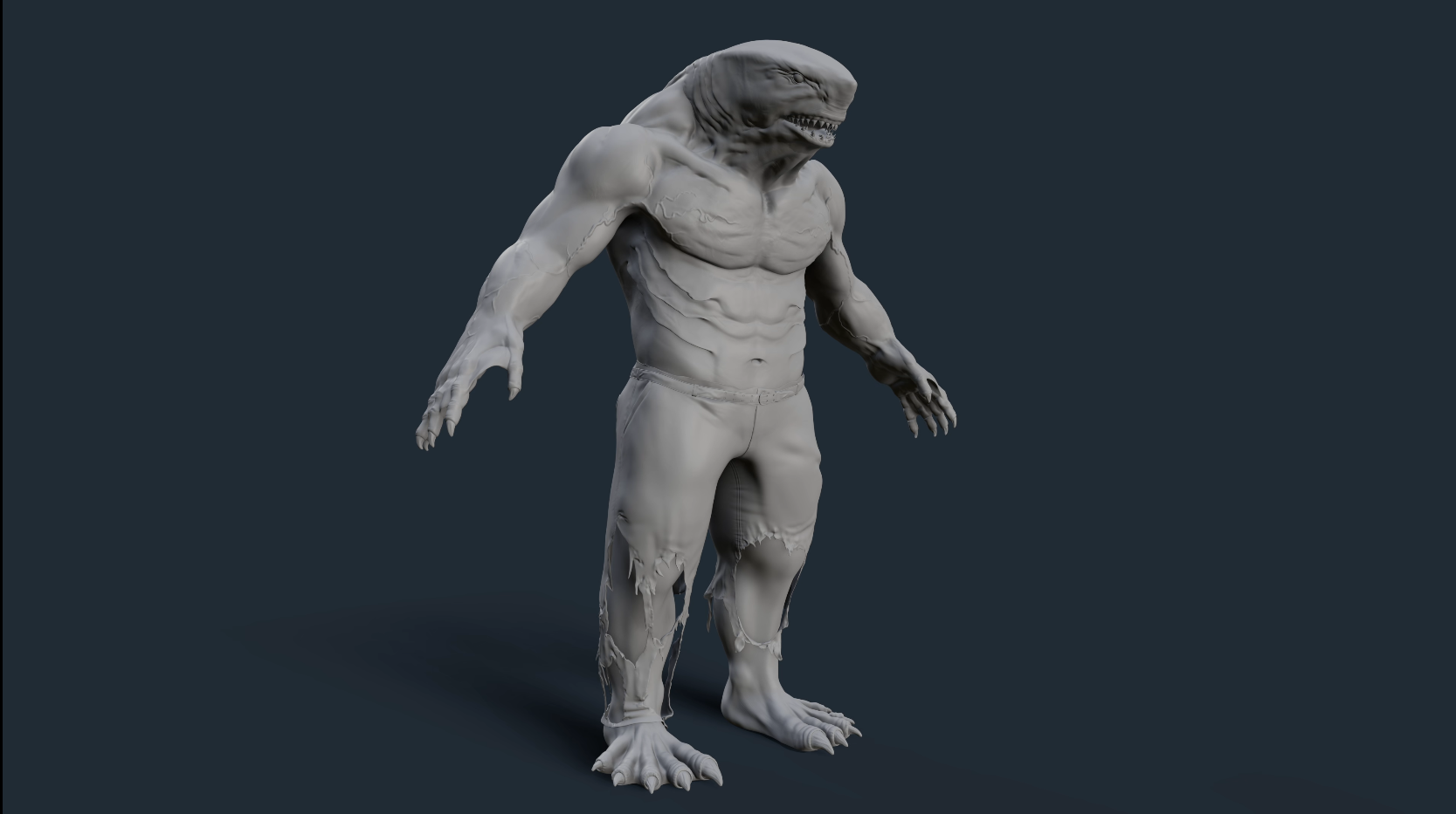 KING SHARK SCULPT