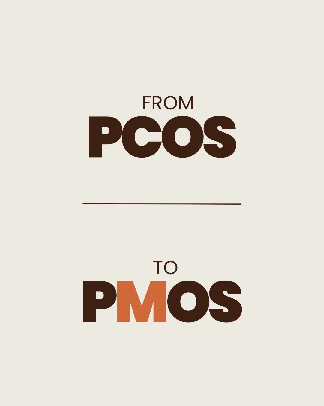 PCOS &mdash;> PMOS 

What is PMOS? 
Why the name change? 
What this change means for you. 
What stays the same. 
My positive spin on the big pharma rumour mill.