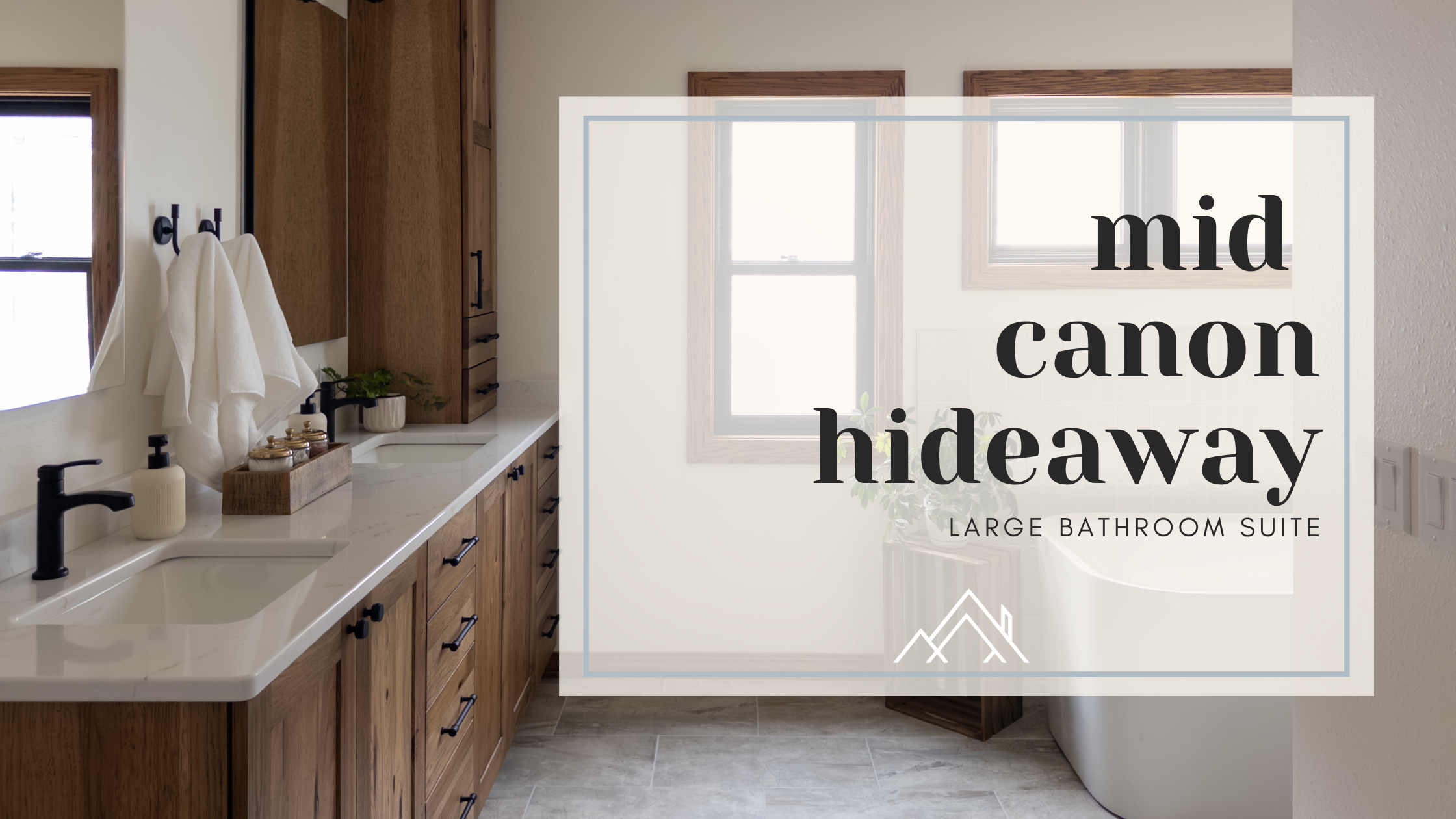 Where Rustic Meets Relaxation: The Mid Canon Hideaway Bathroom Suite