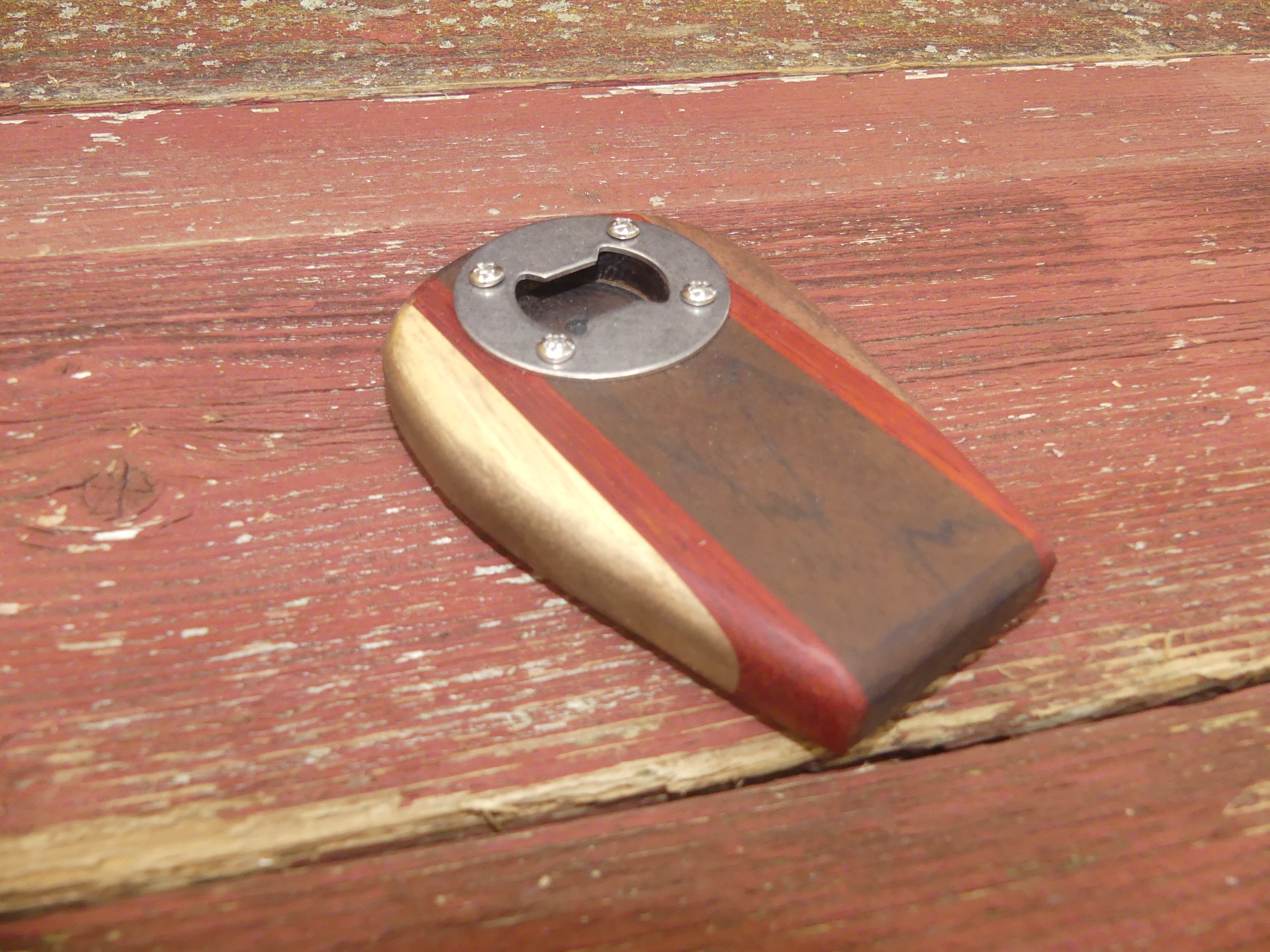 Flat Wood Bottle Opener