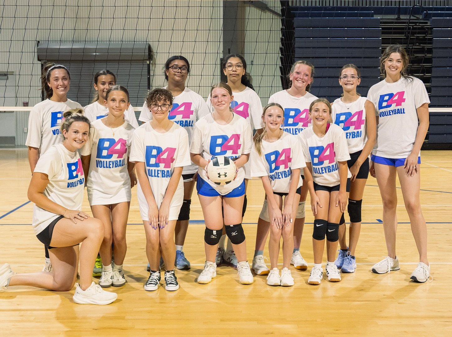B4 Academy Volleyball Camp 🔵🏐. The ladies improved and we had a lot of fun! 

#B4Academy | #TrainB4 | #DominateAfter