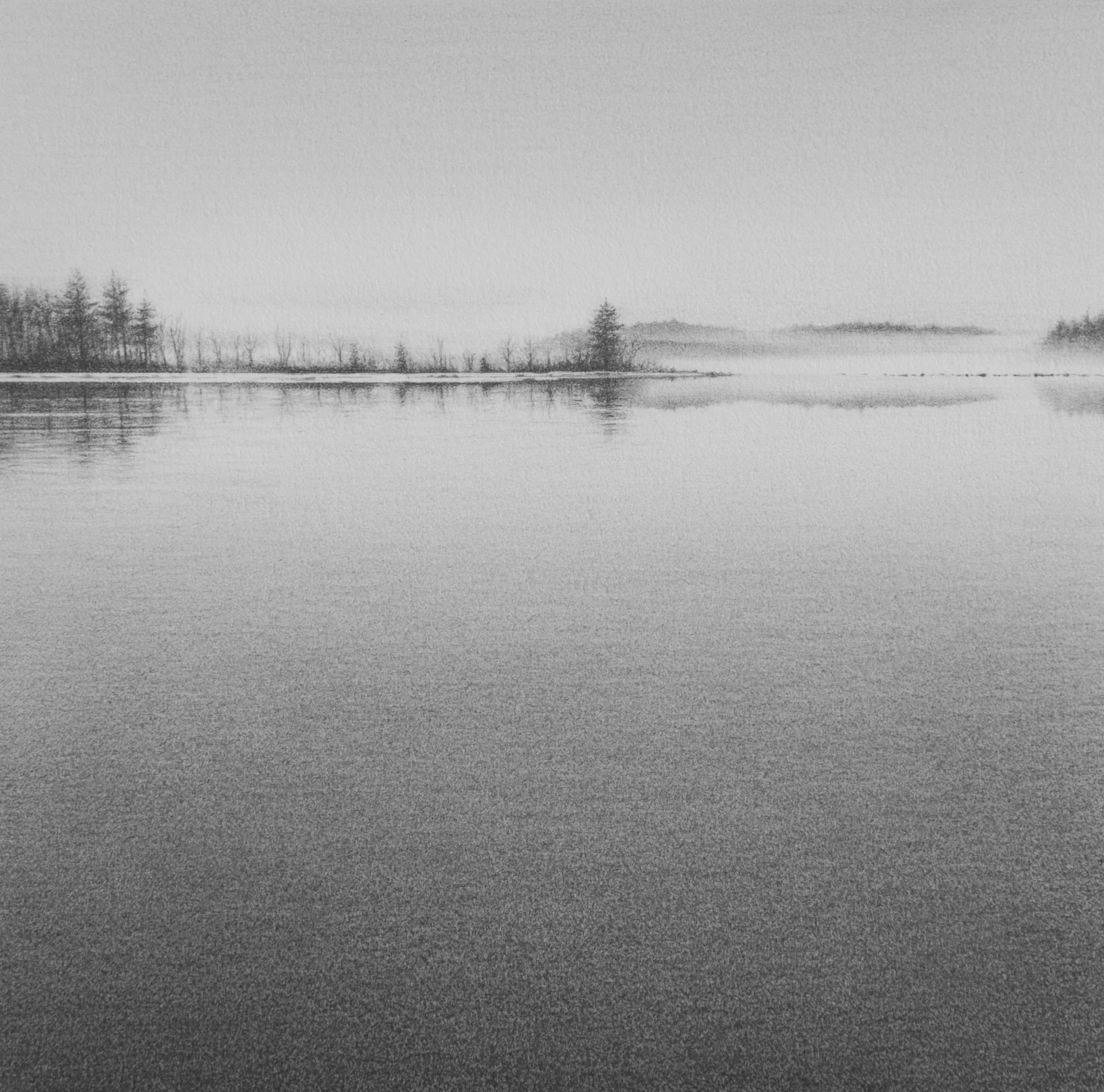 Megunticook Lake 7" x 7"