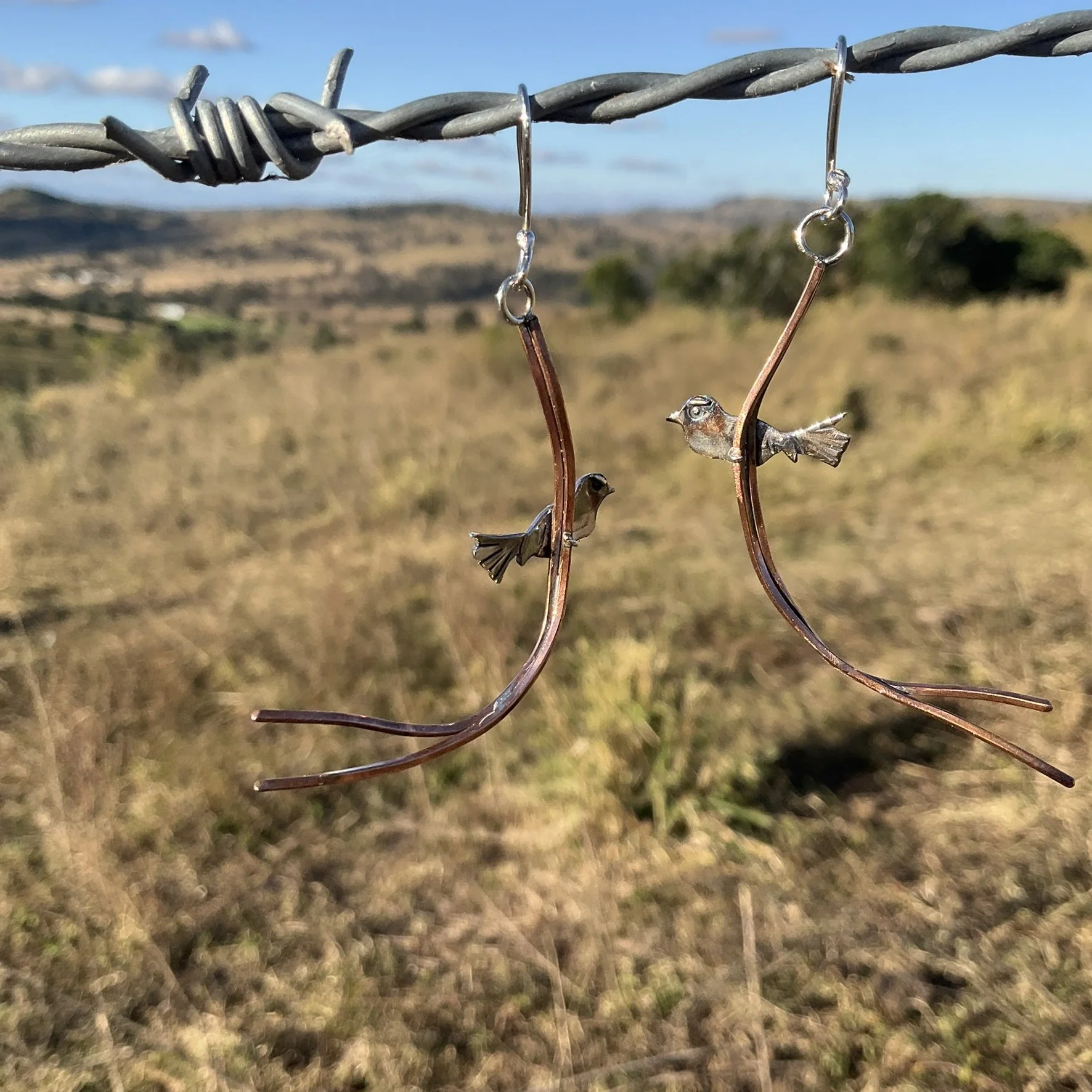 Willie Wagtail Earrings