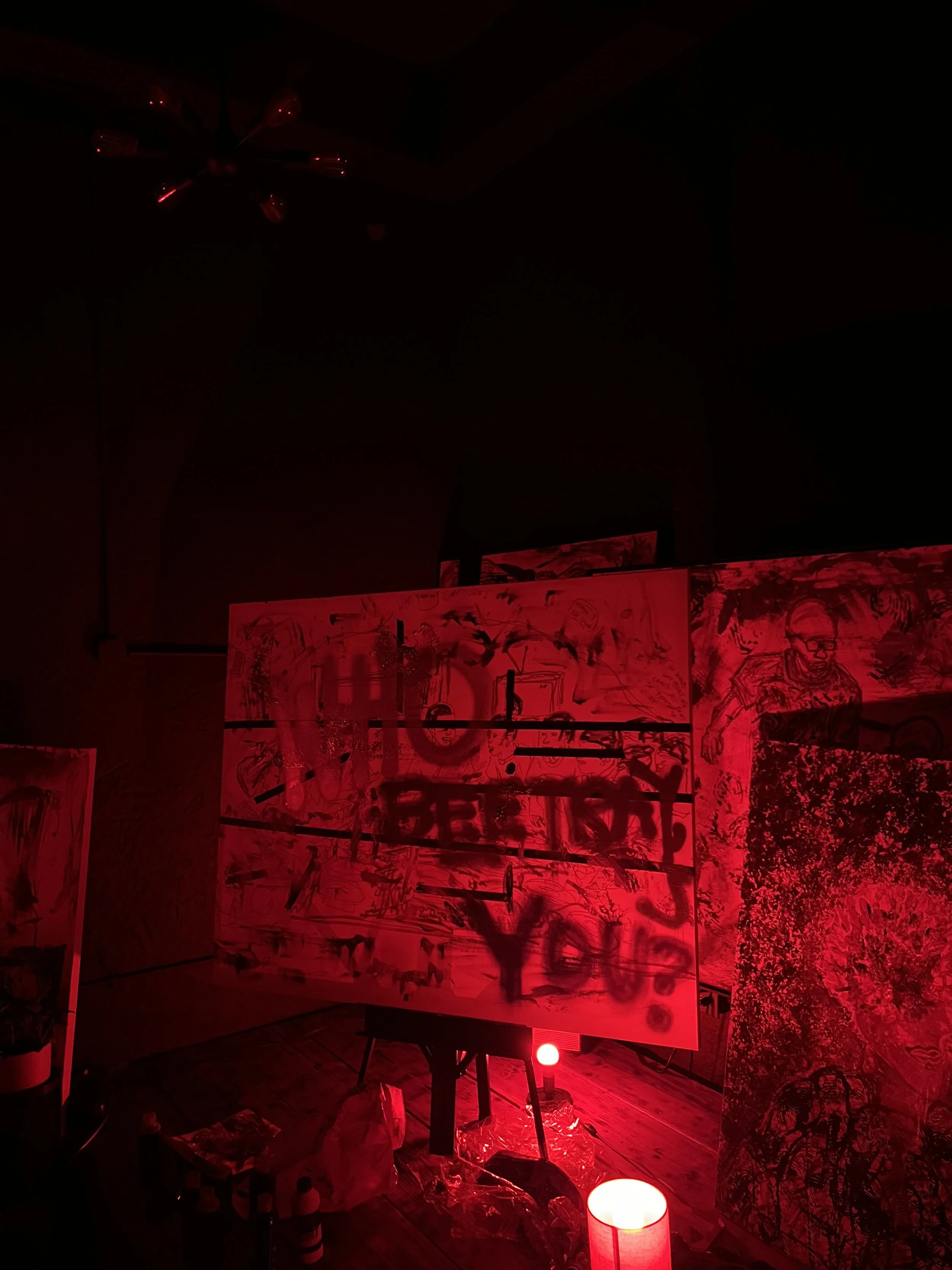 One of Dozye’s completed live painting’s of the night.