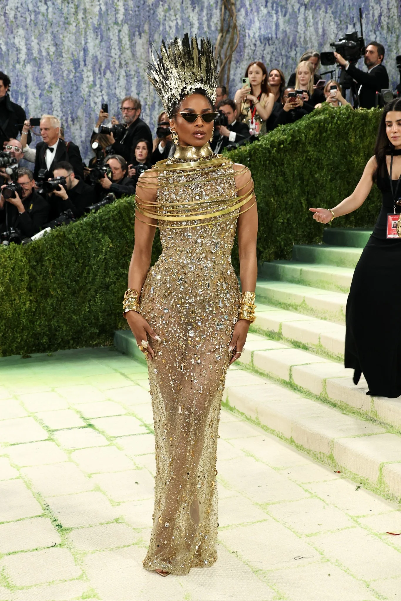 Ciara wearing Celia Kritharioti