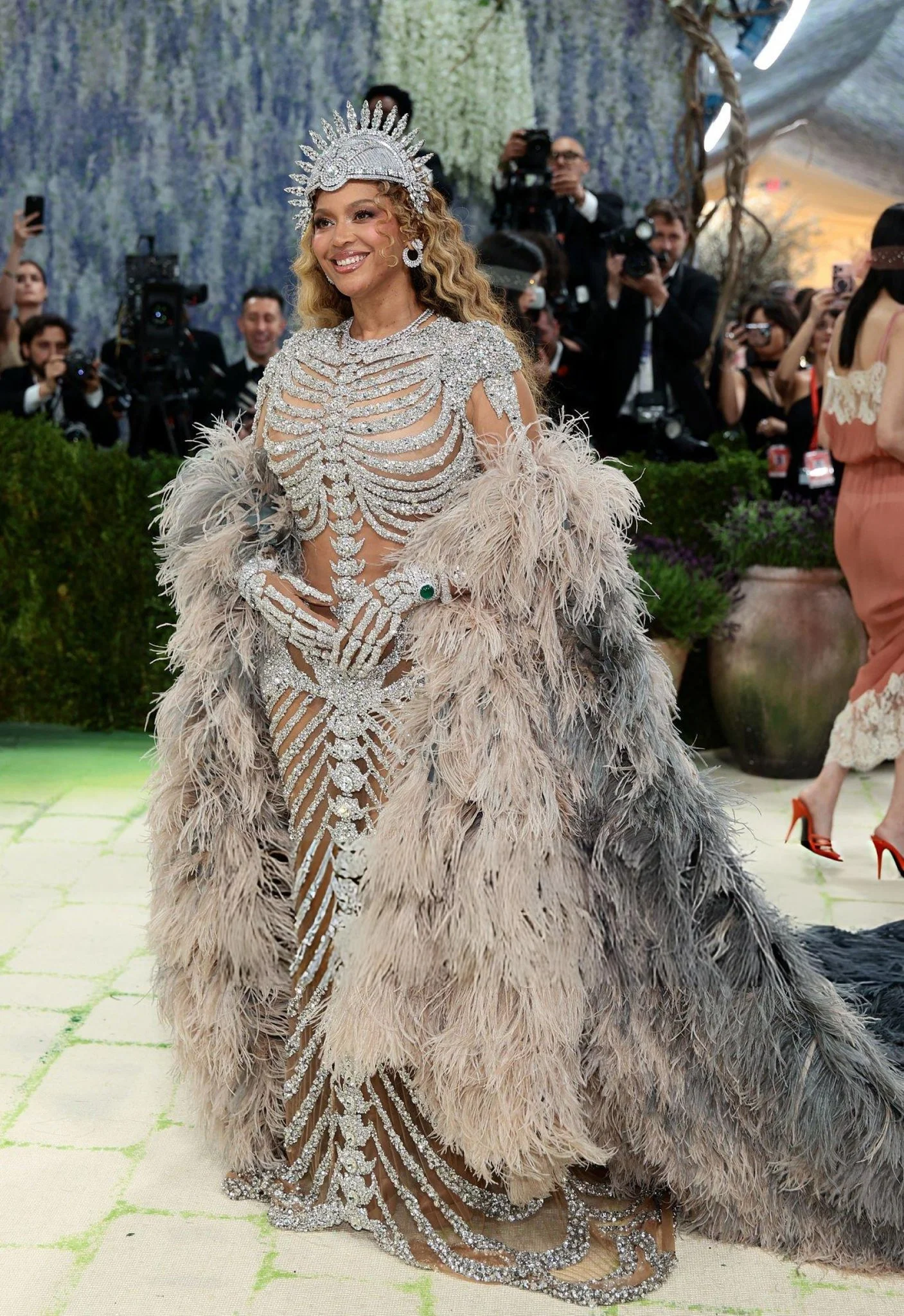Béyonce wearing Custom Olivier Rousteing