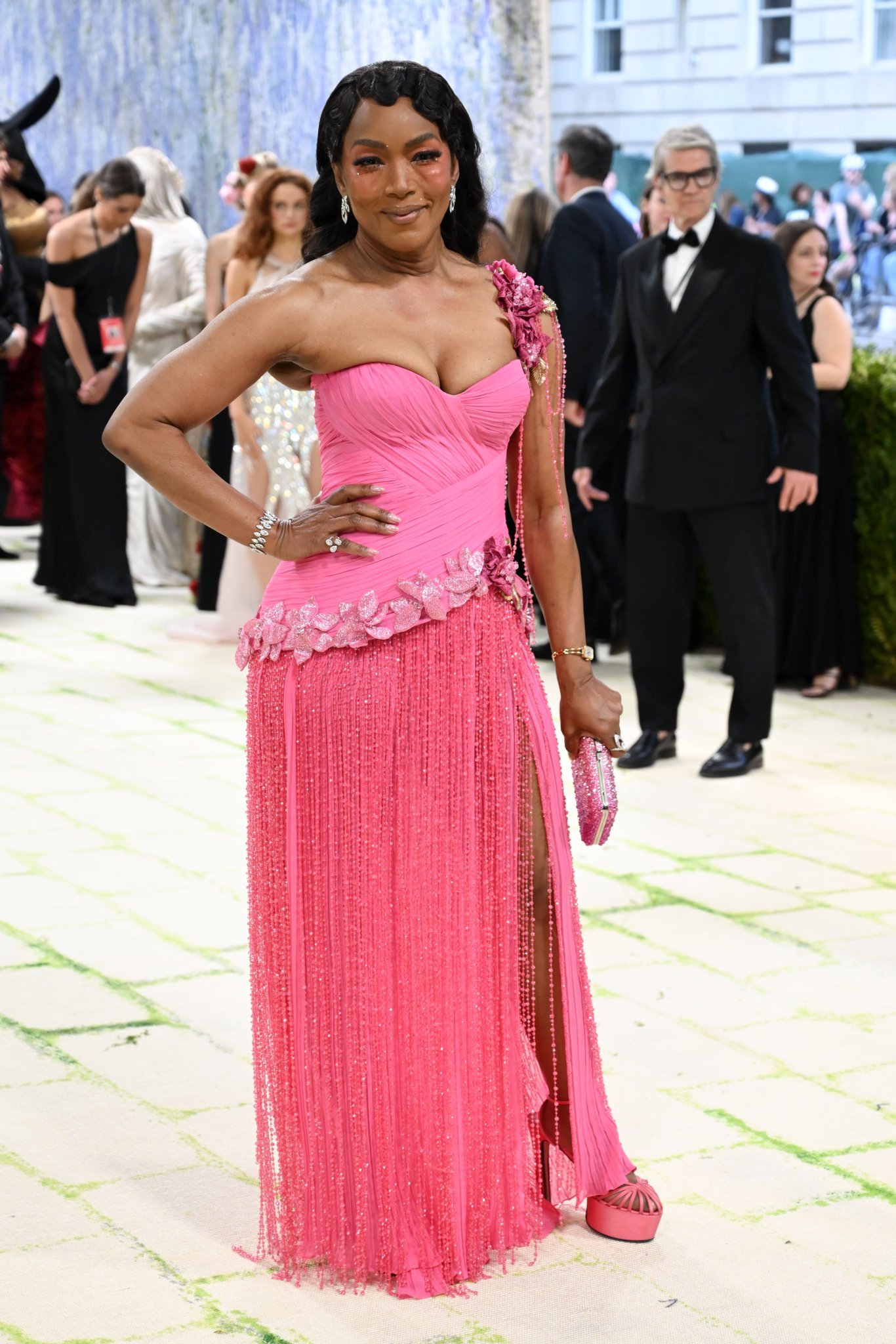 Angela Bassett wearing Prabal Gurung