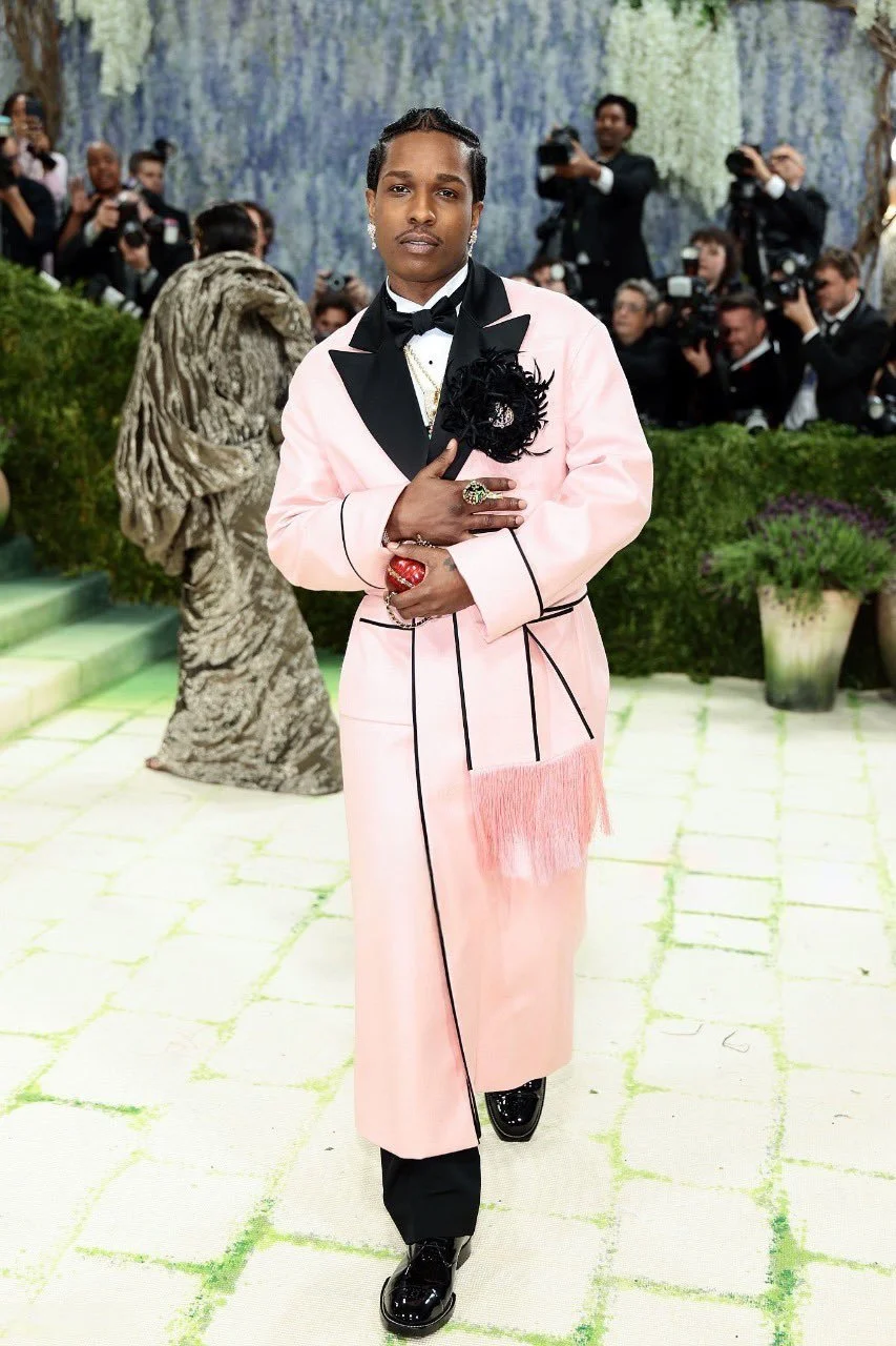 A$AP ROCKY wearing custom Chanel