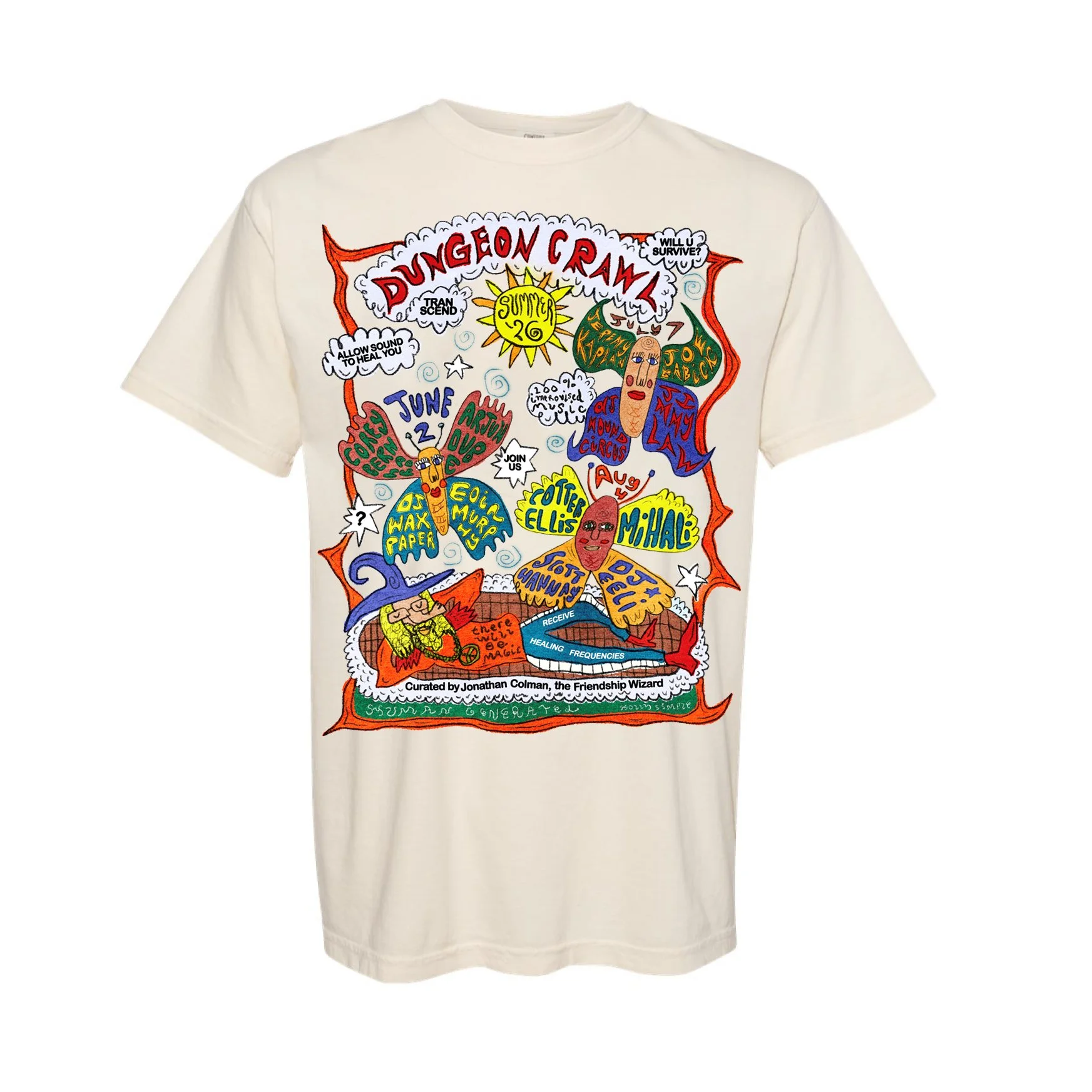 Butterfly Wizard Dungeon Crawl Summer '26 T-Shirt