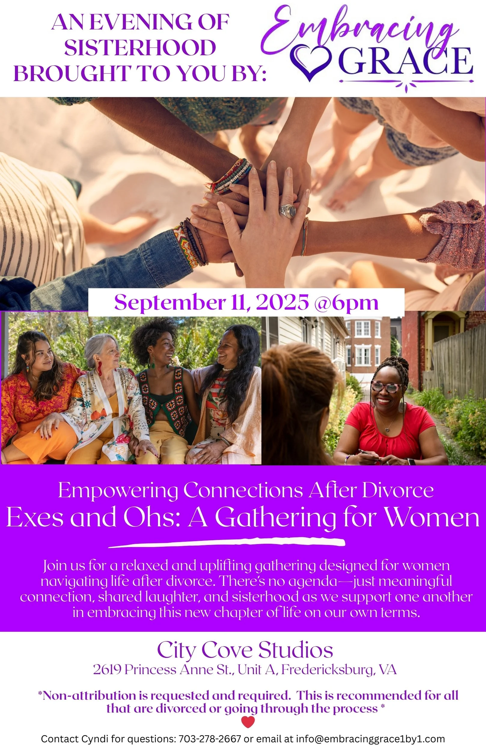 AN EVENING OF SISTERHOOD BROUGHT TO YOU BY: EMBRACING GRACE