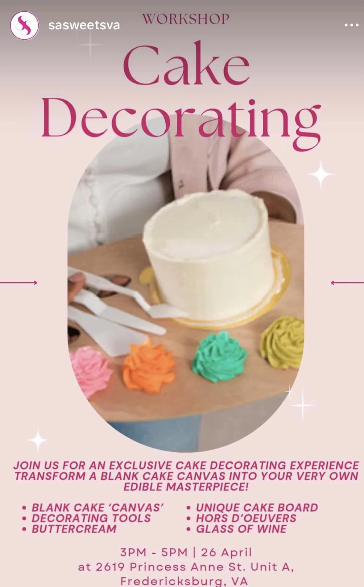 Cake Decorating Workshop