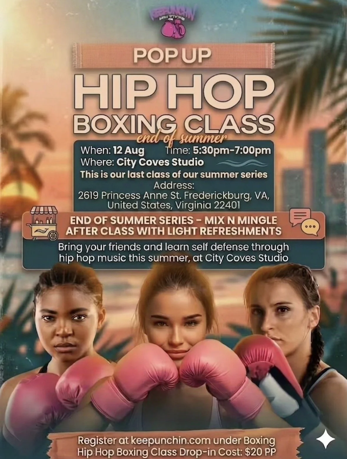 Pop Up Hip-Hop Boxing Class 