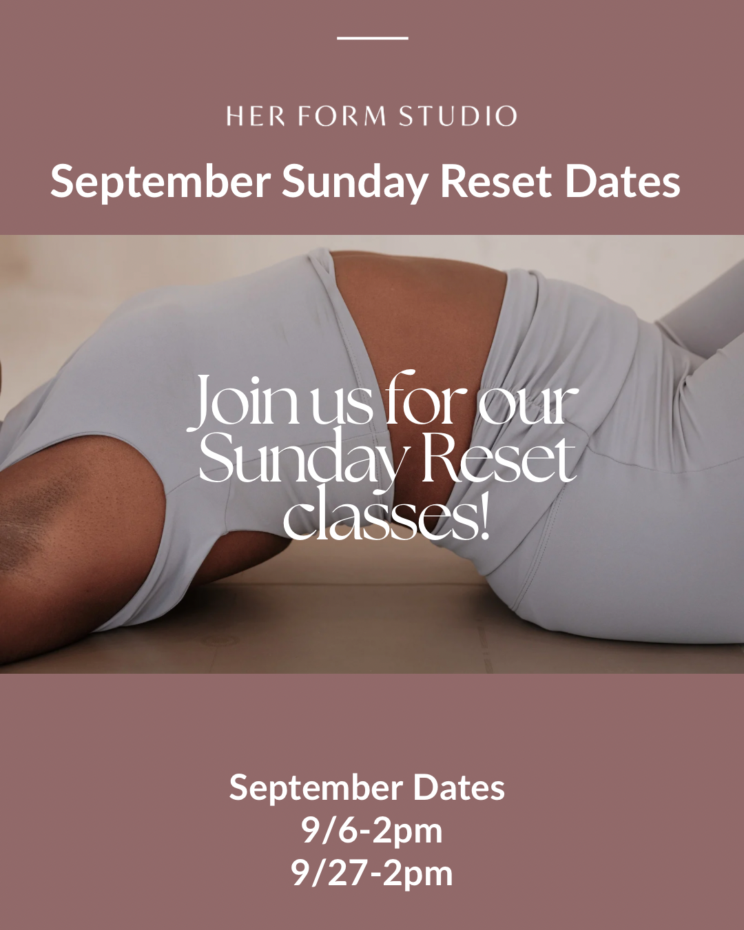 Her Form Studio-Sunday Reset | Pilates + Strength Khiara Cureton