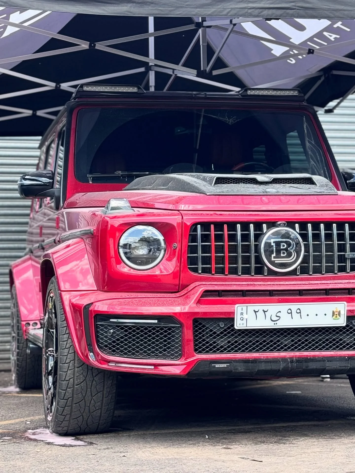 Brabus G wagon maintenance wash - the before, during and after