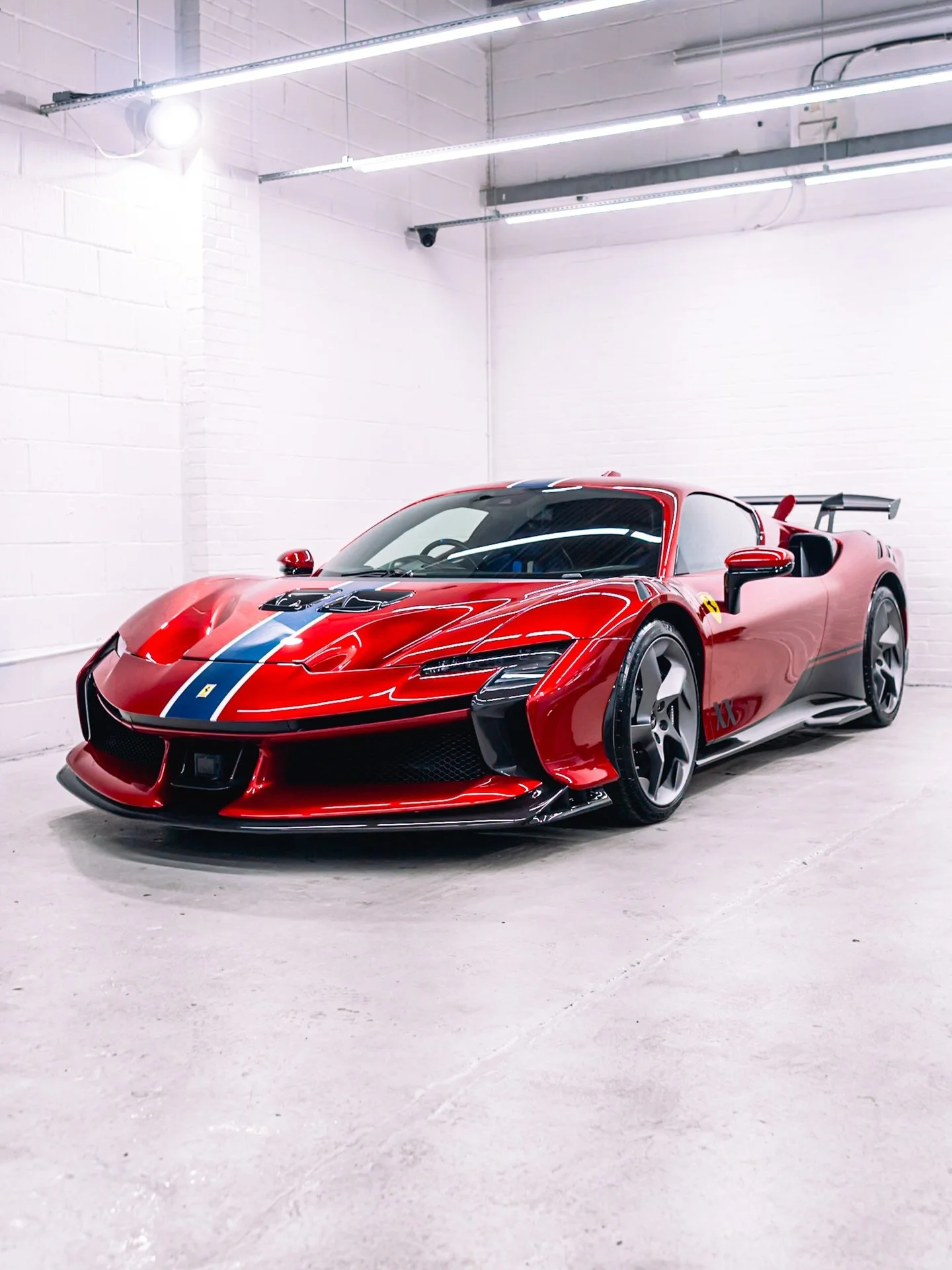 We carried out a full stage paint correction on this stunning SF90XX, meticulously refining every panel to eliminate even the finest imperfections and achieve a flawless, mirror-like finish.

Once perfected, we applied a ceramic coating, enhancing th